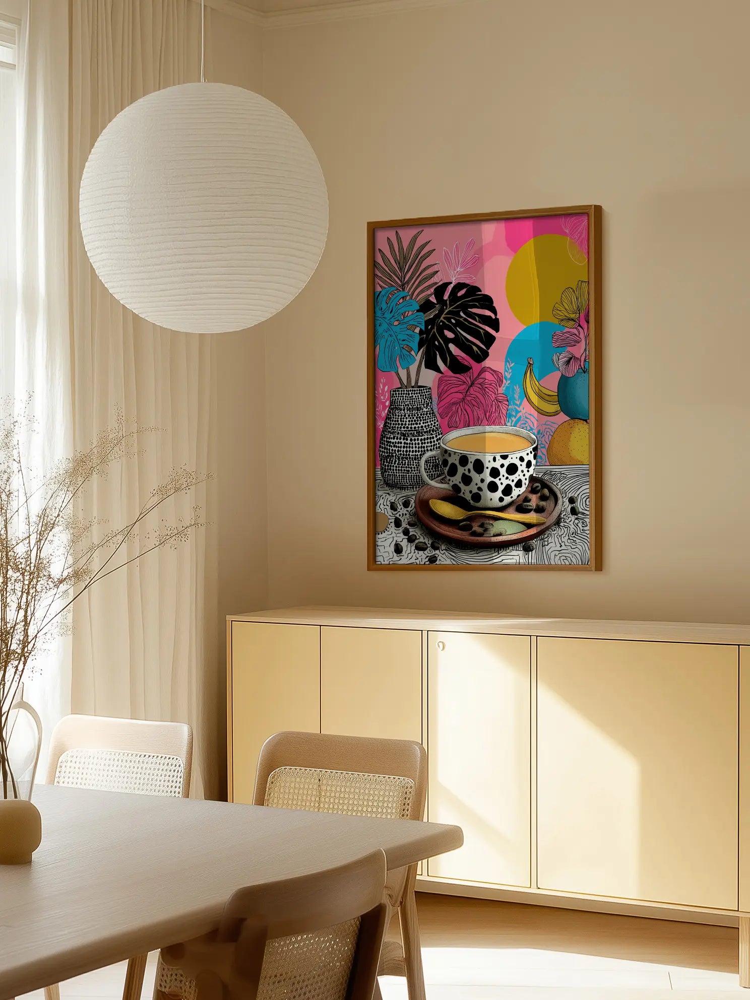 Colorful Coffee Poster