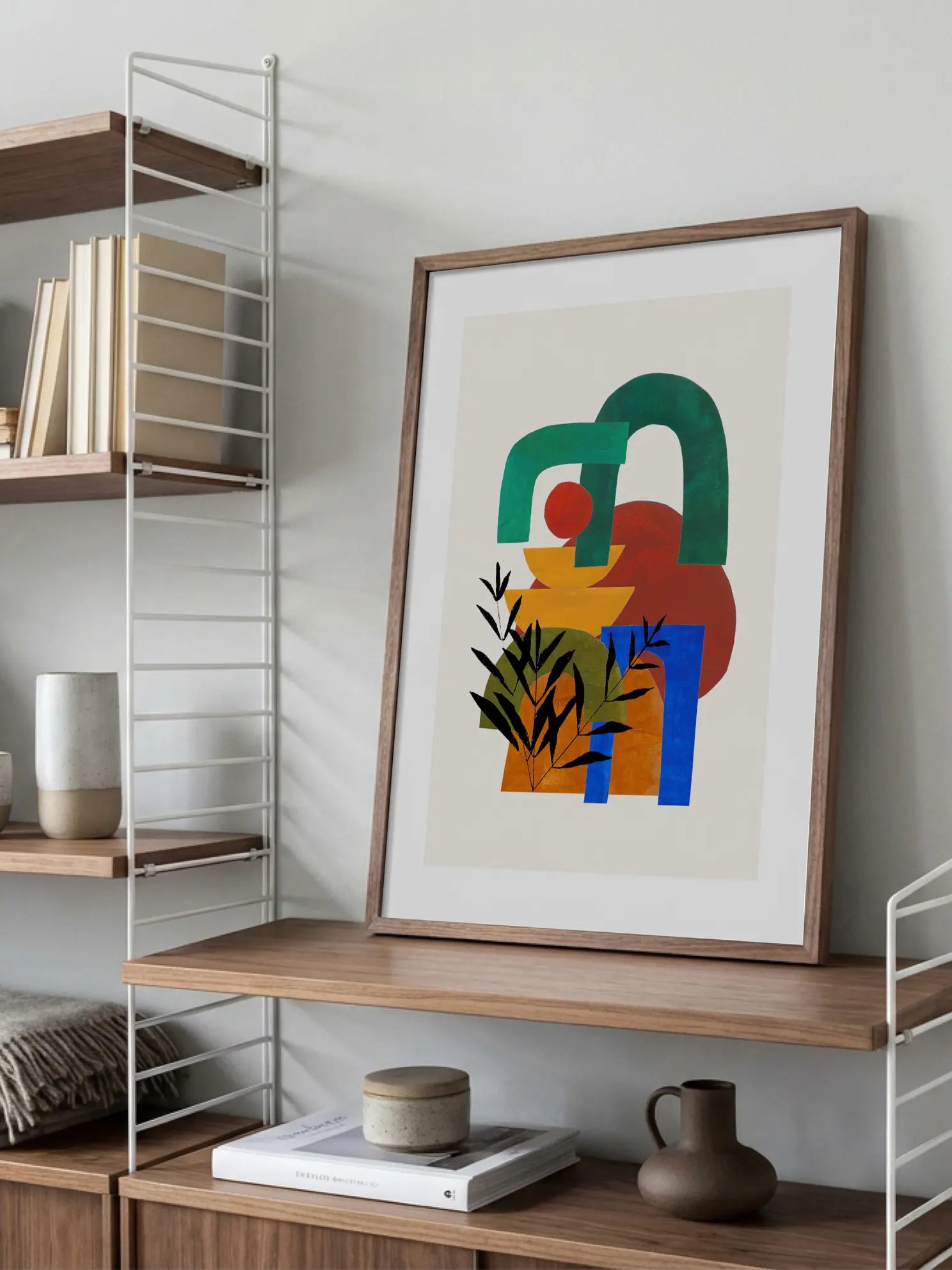 Colorful Cutout Poster