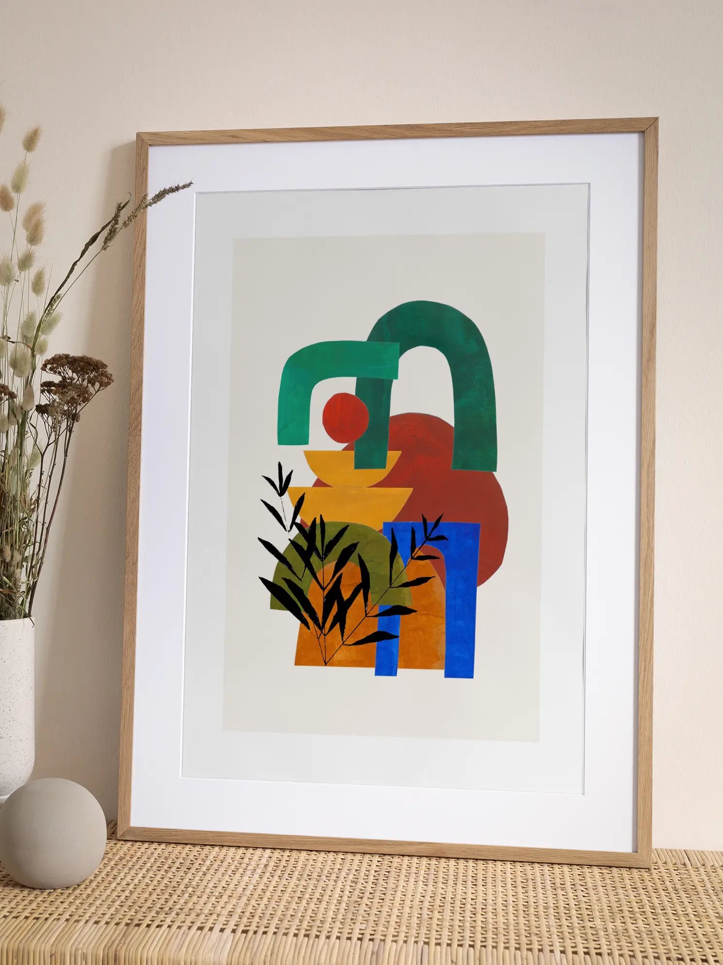 Colorful Cutout Poster