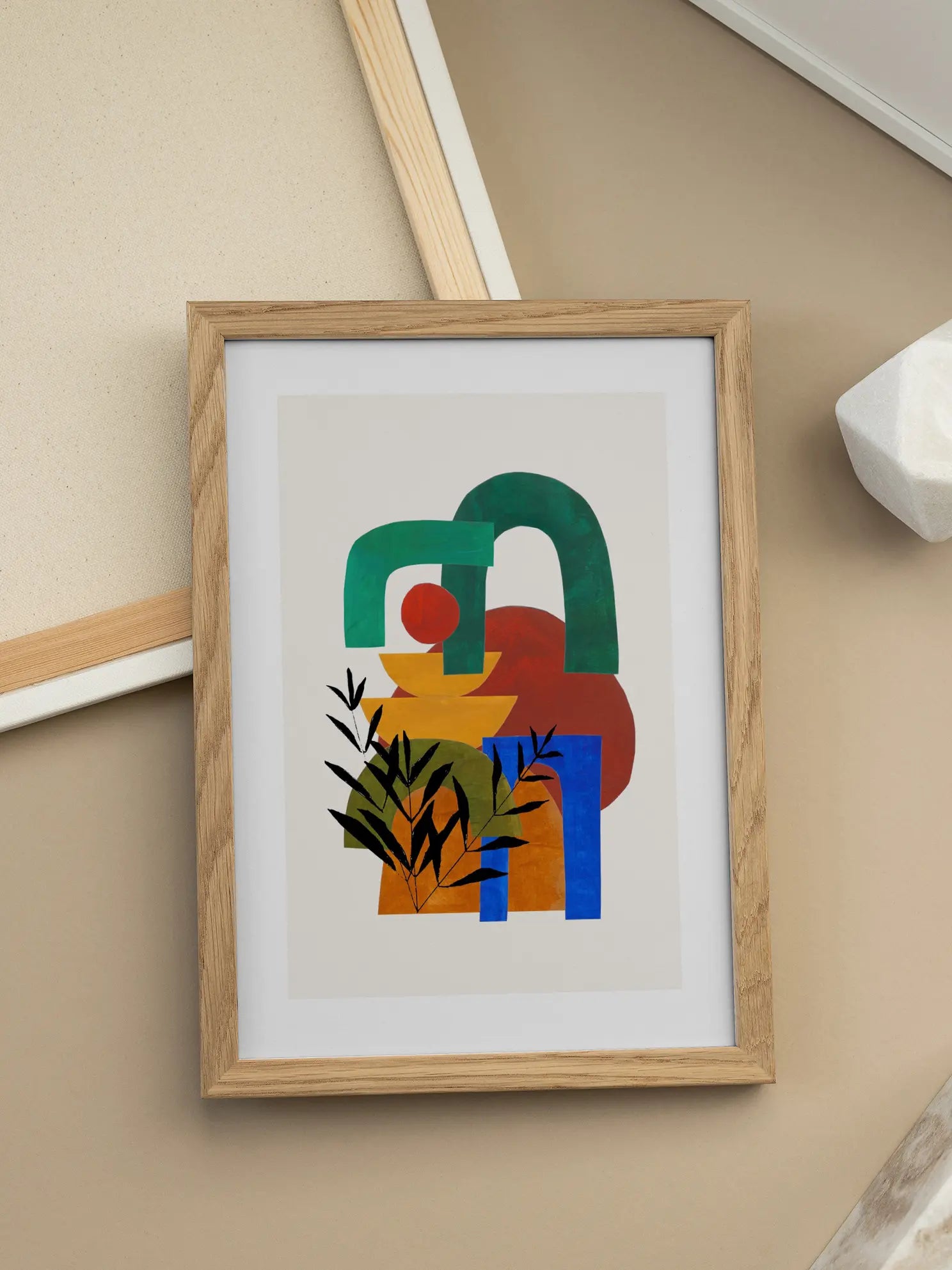 Colorful Cutout Poster