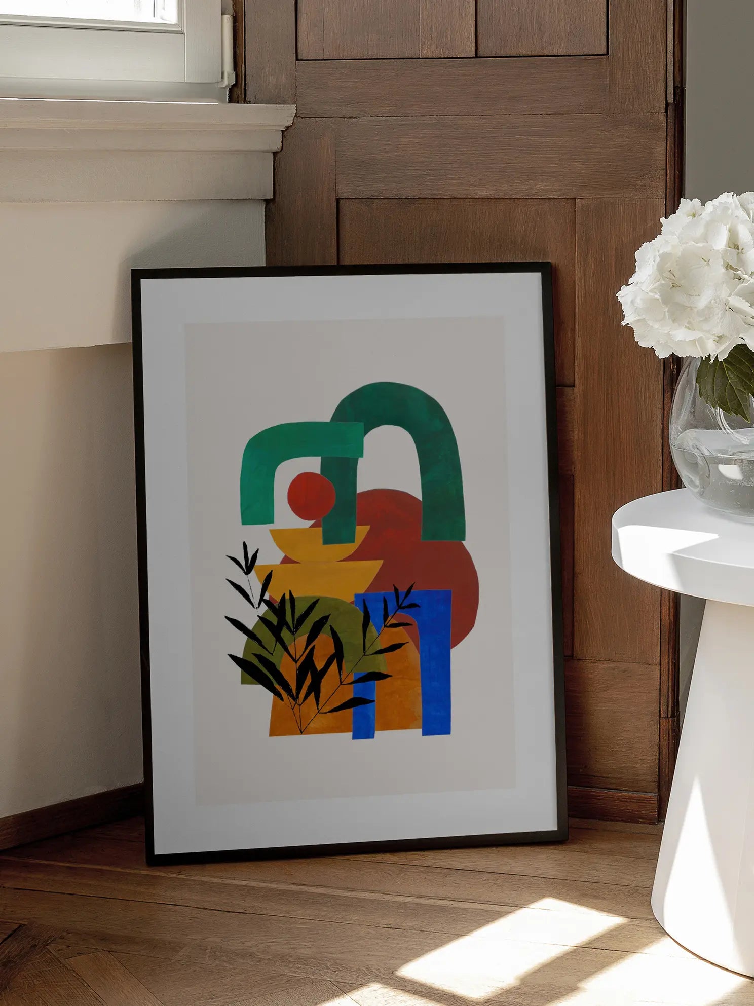 Colorful Cutout Poster