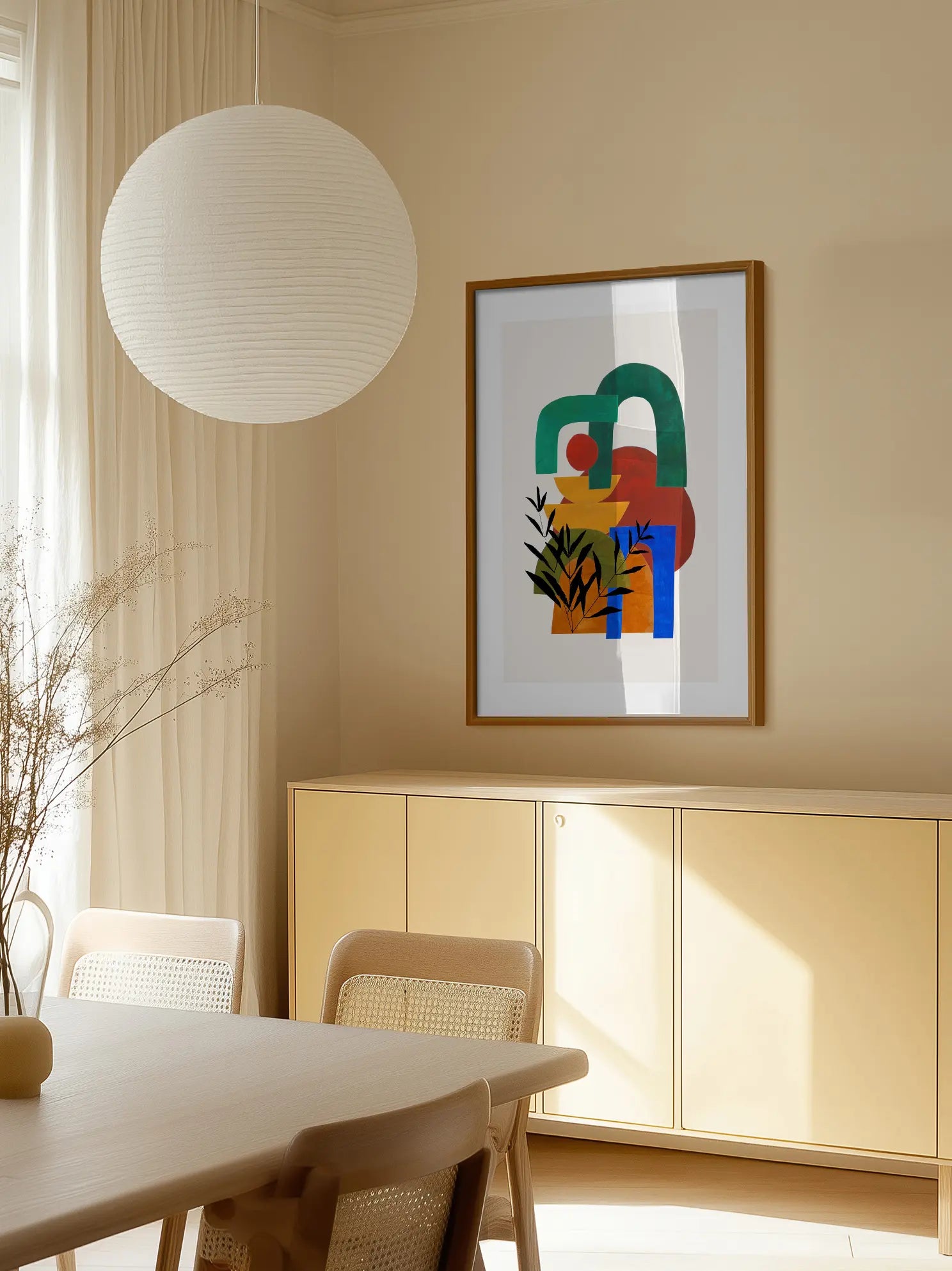 Colorful Cutout Poster