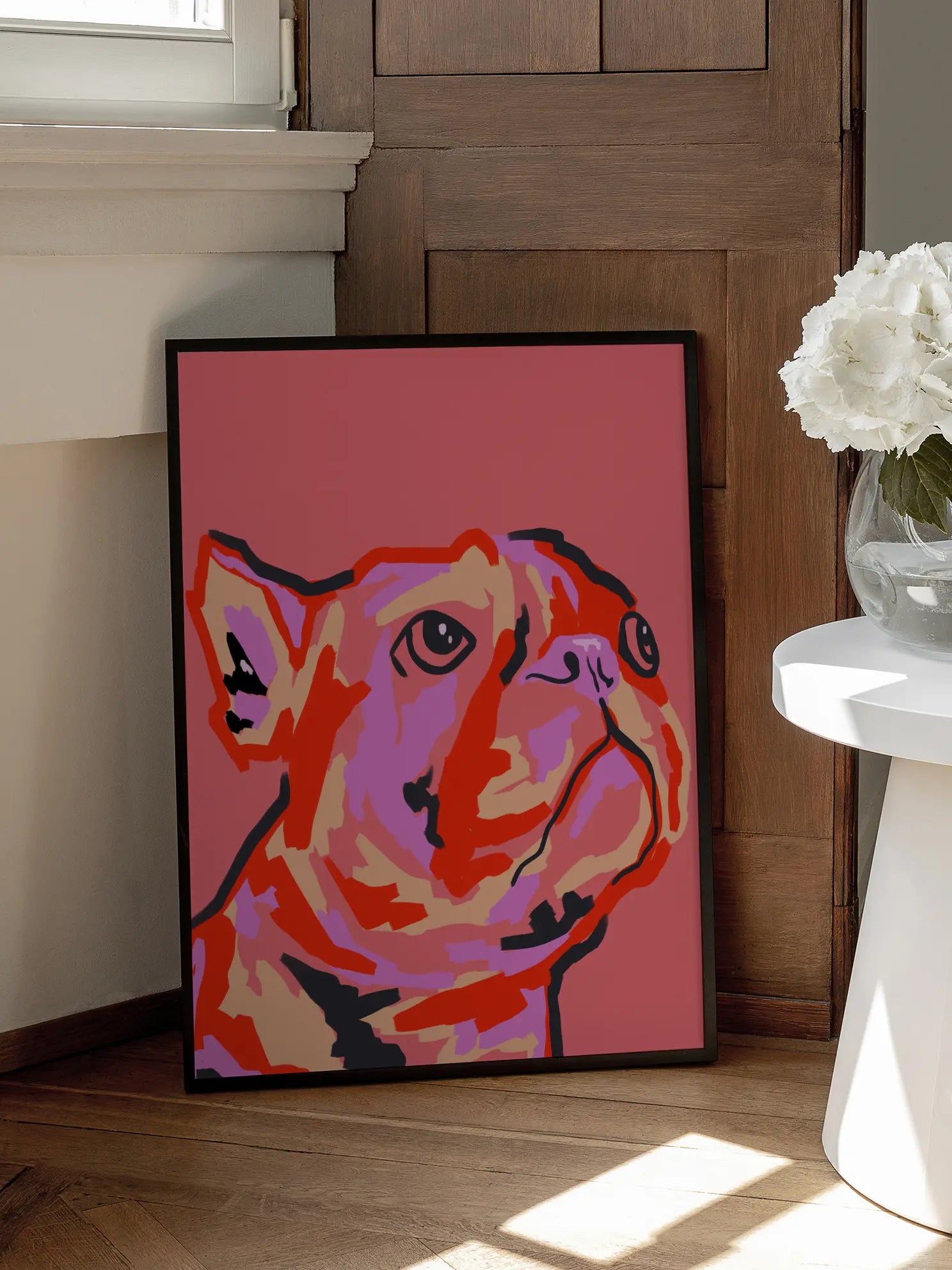 Colorful Dog Poster