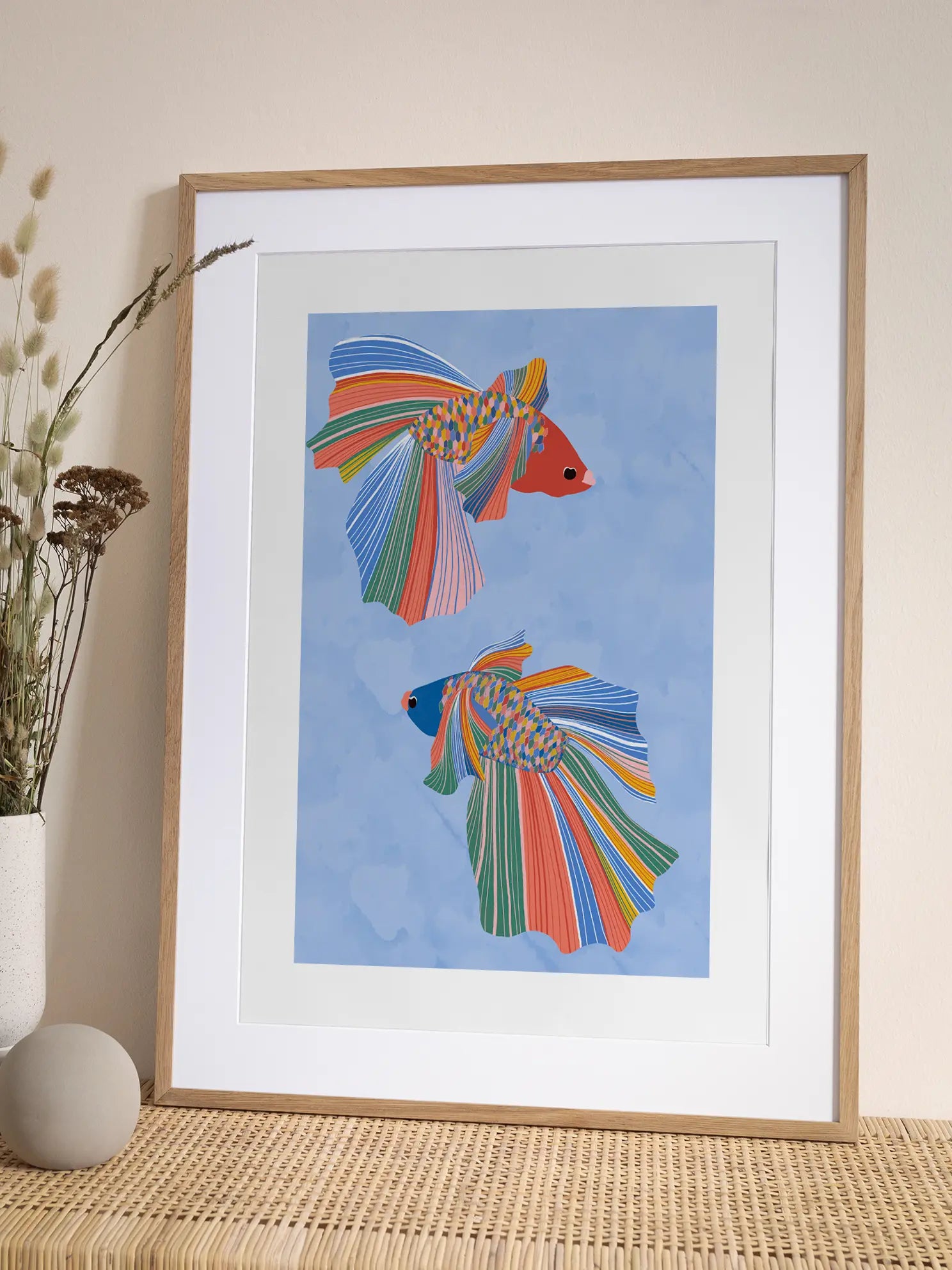Colorful Fishes Poster