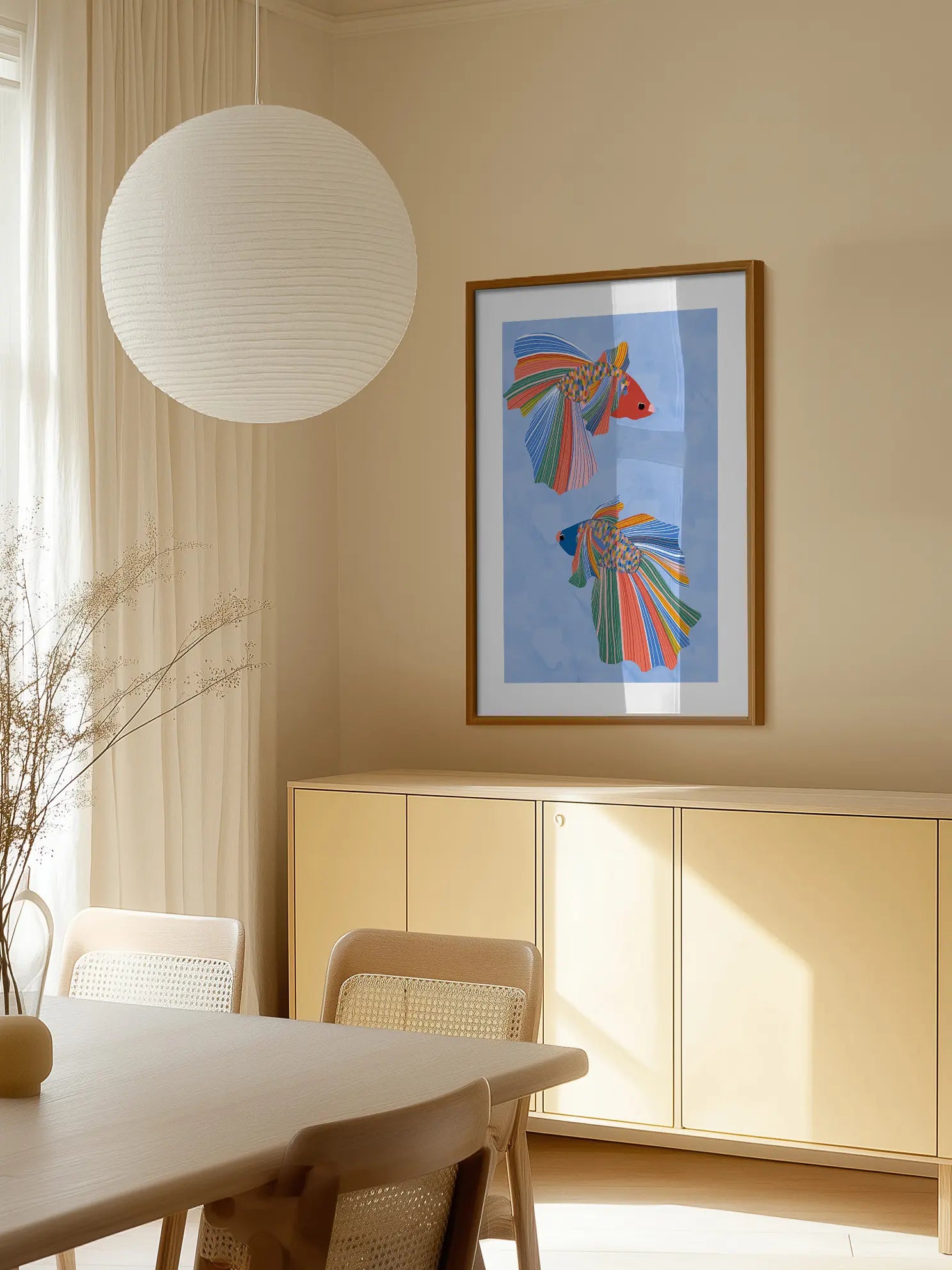 Colorful Fishes Poster