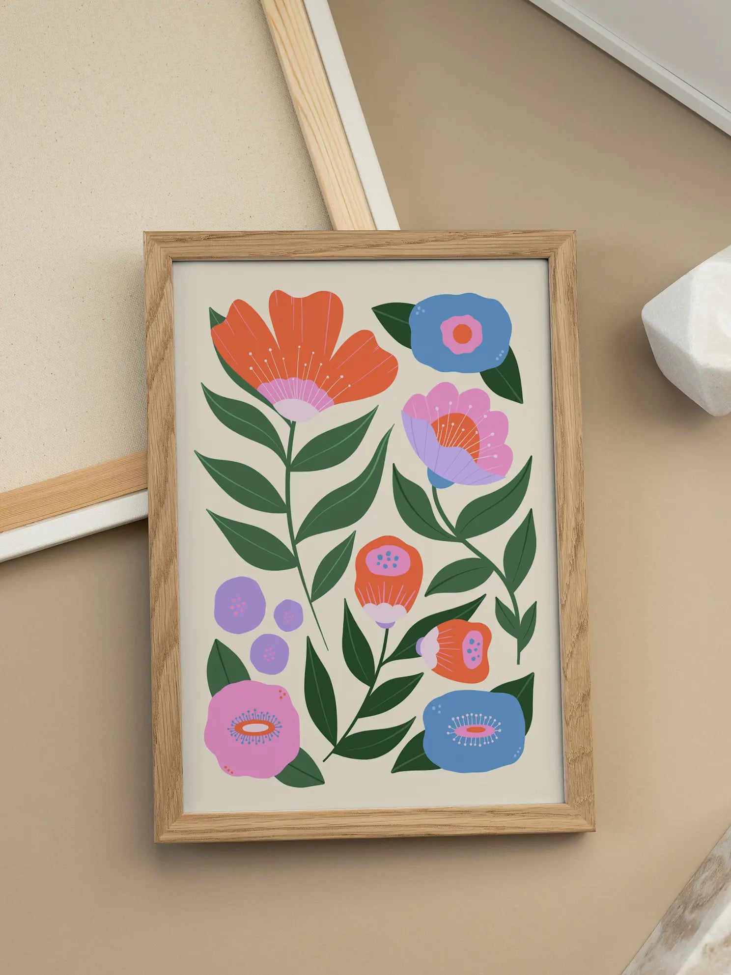 Colorful Flower Poster