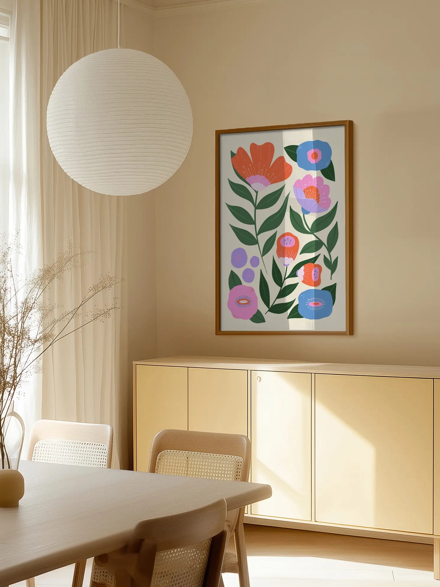 Colorful Flower Poster