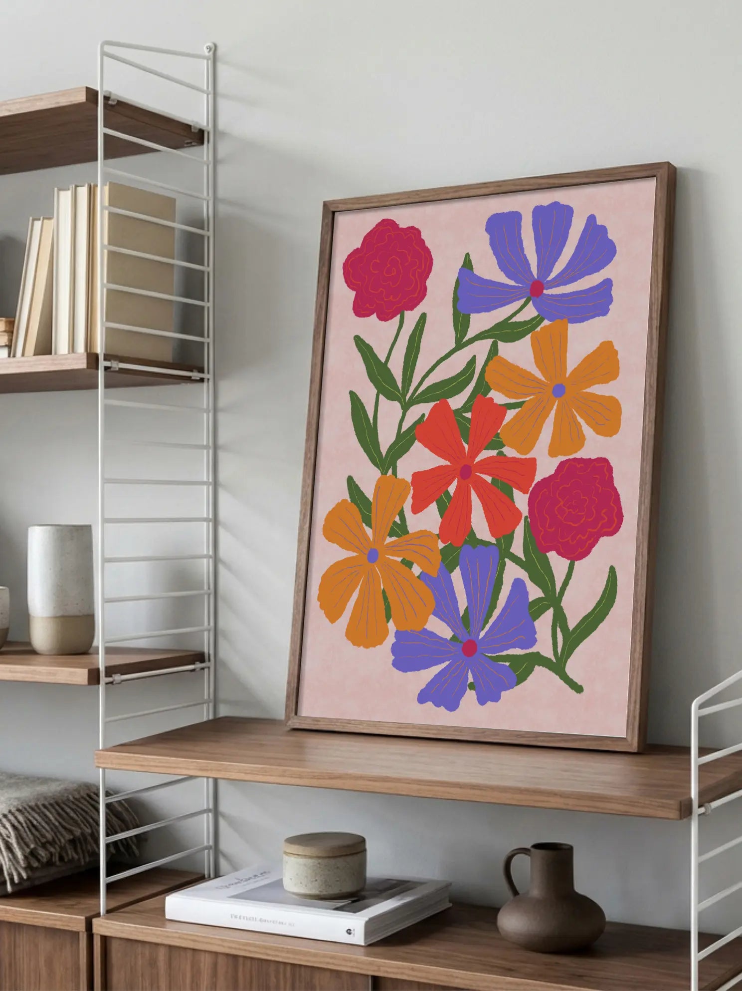 Colorful Flowers Poster