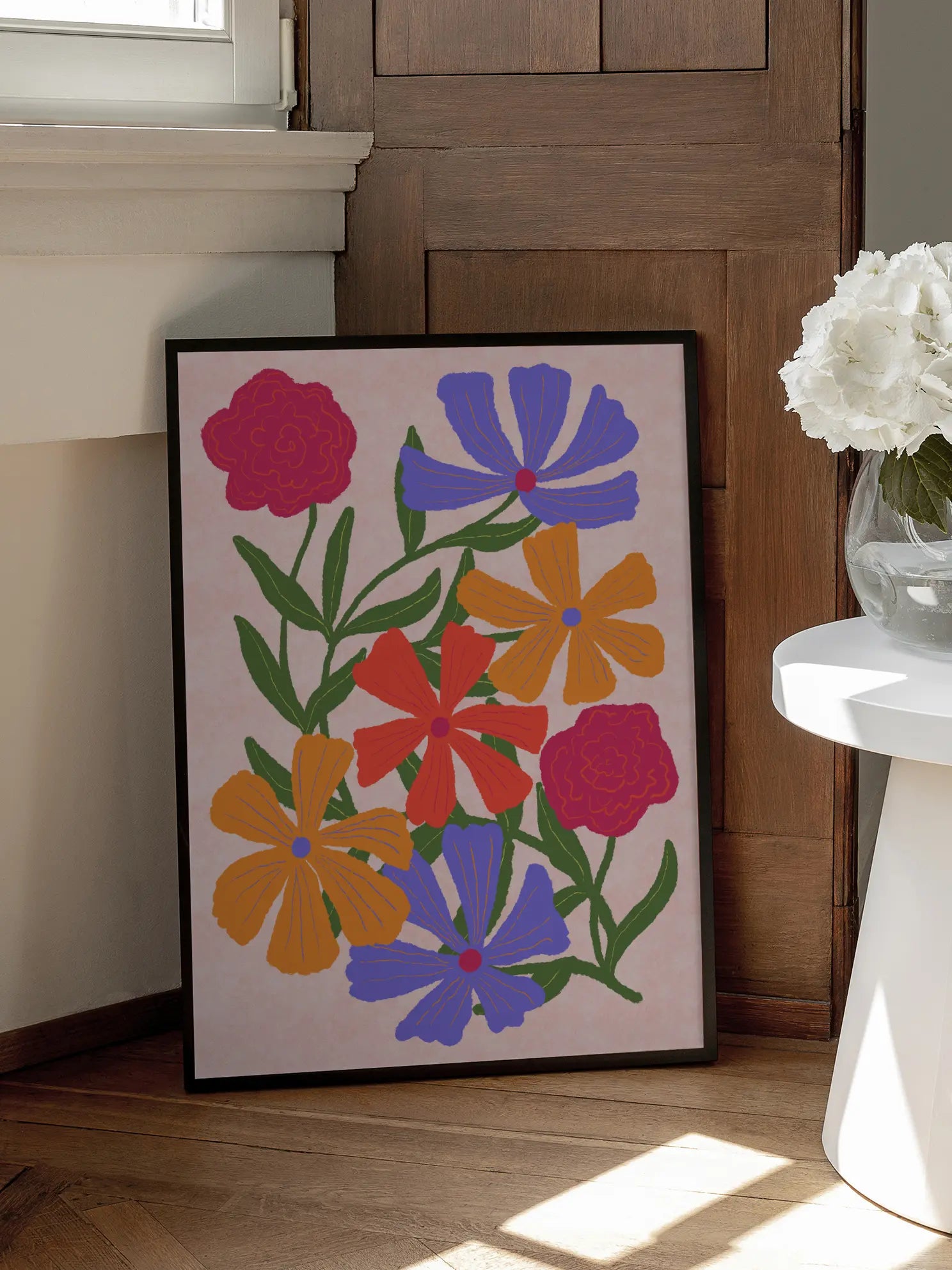 Colorful Flowers Poster