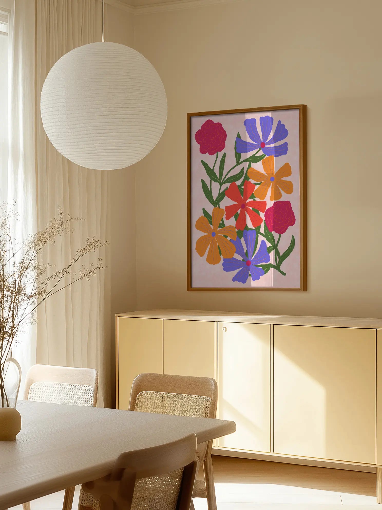 Colorful Flowers Poster
