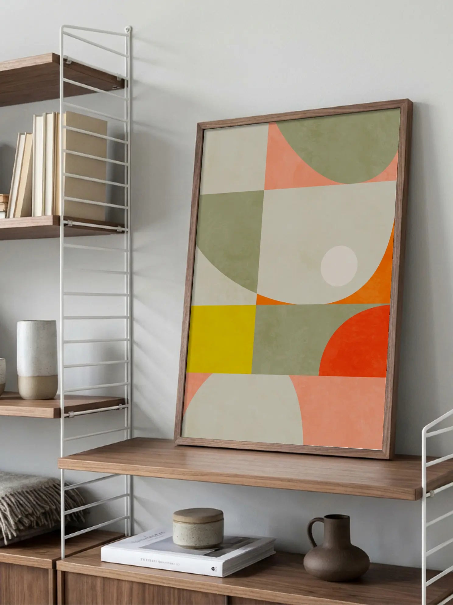 Colorful Geometrics No1 Poster