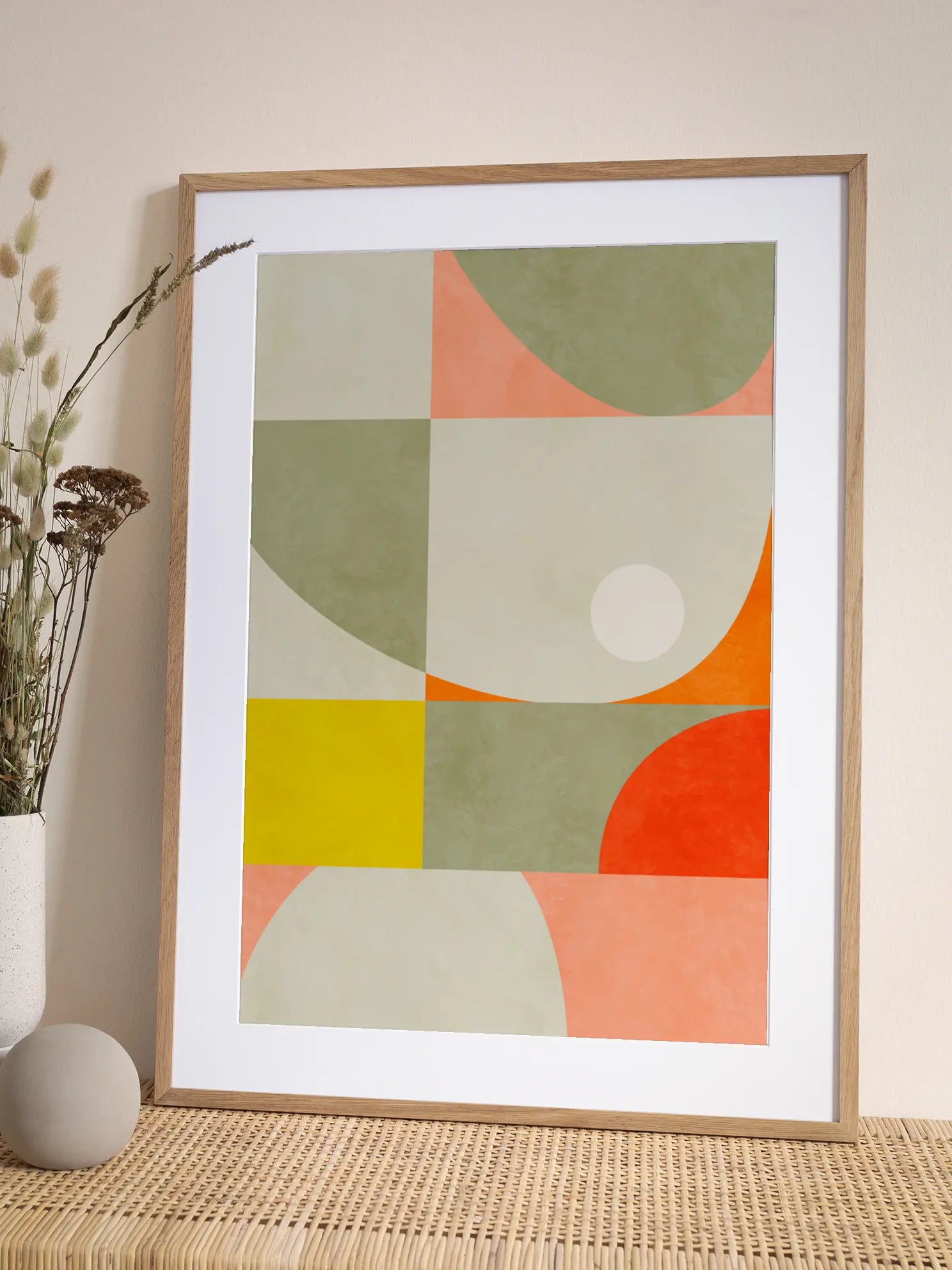Colorful Geometrics No1 Poster