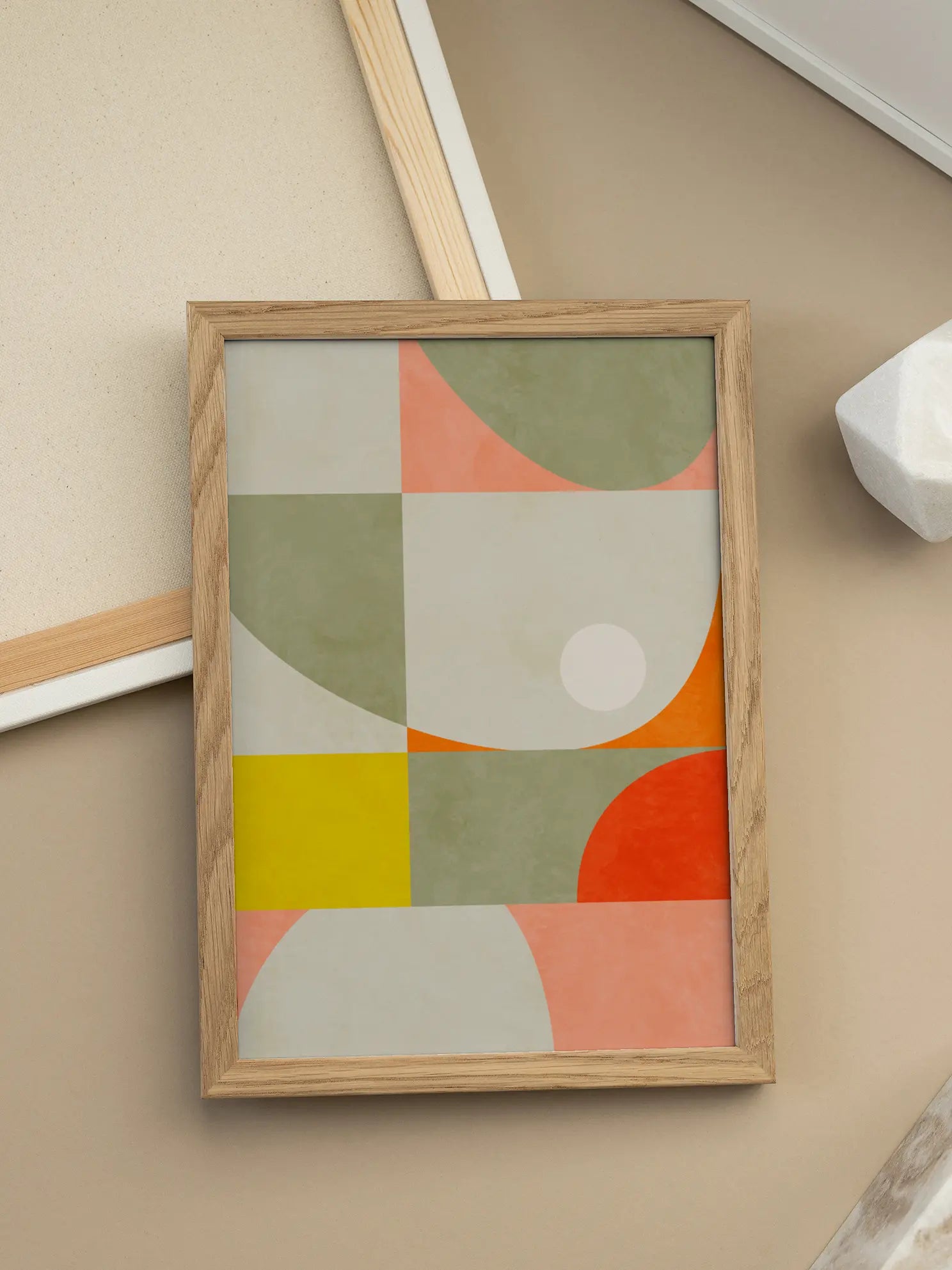 Colorful Geometrics No1 Poster