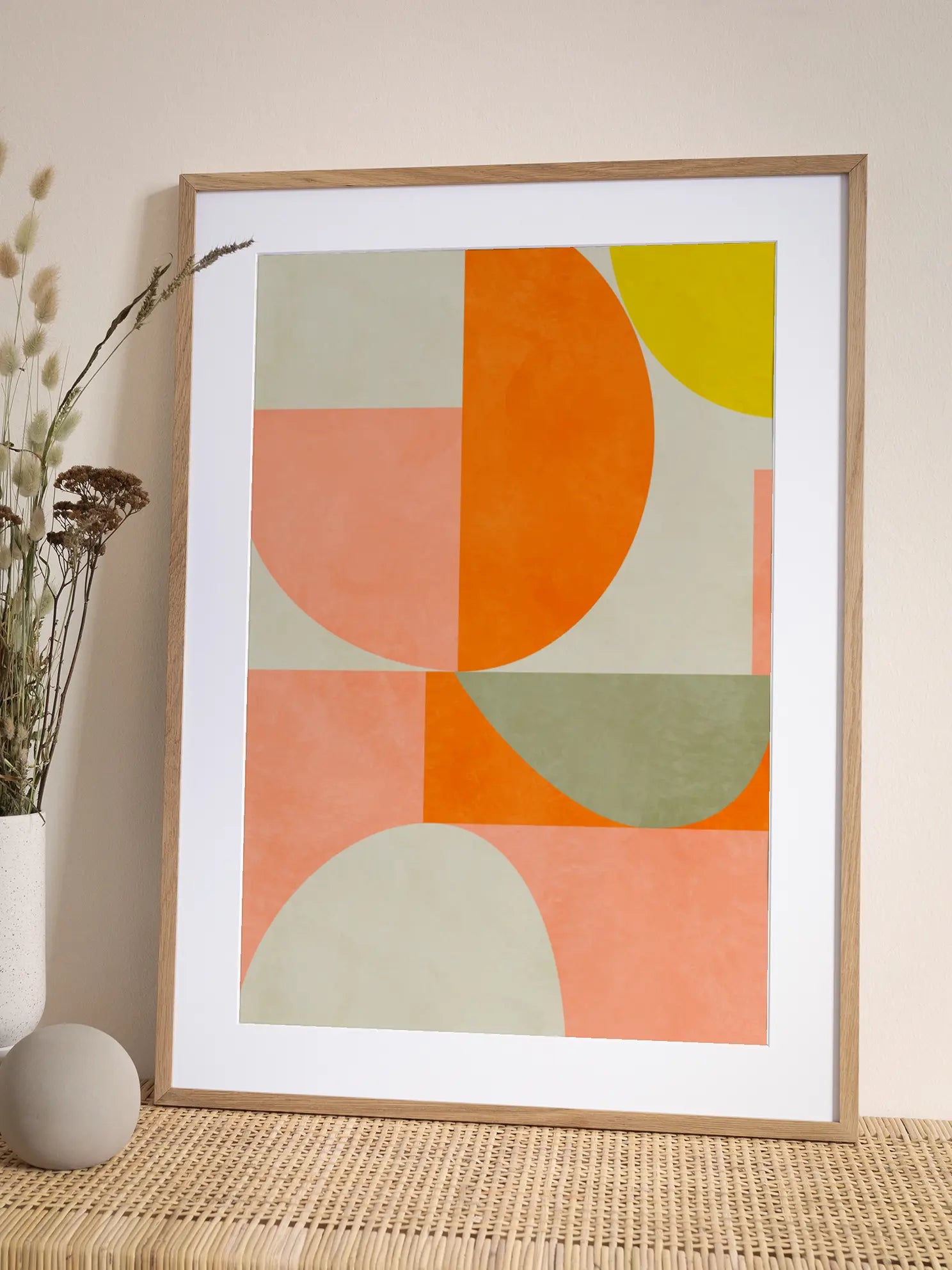Colorful Geometrics No3 Poster