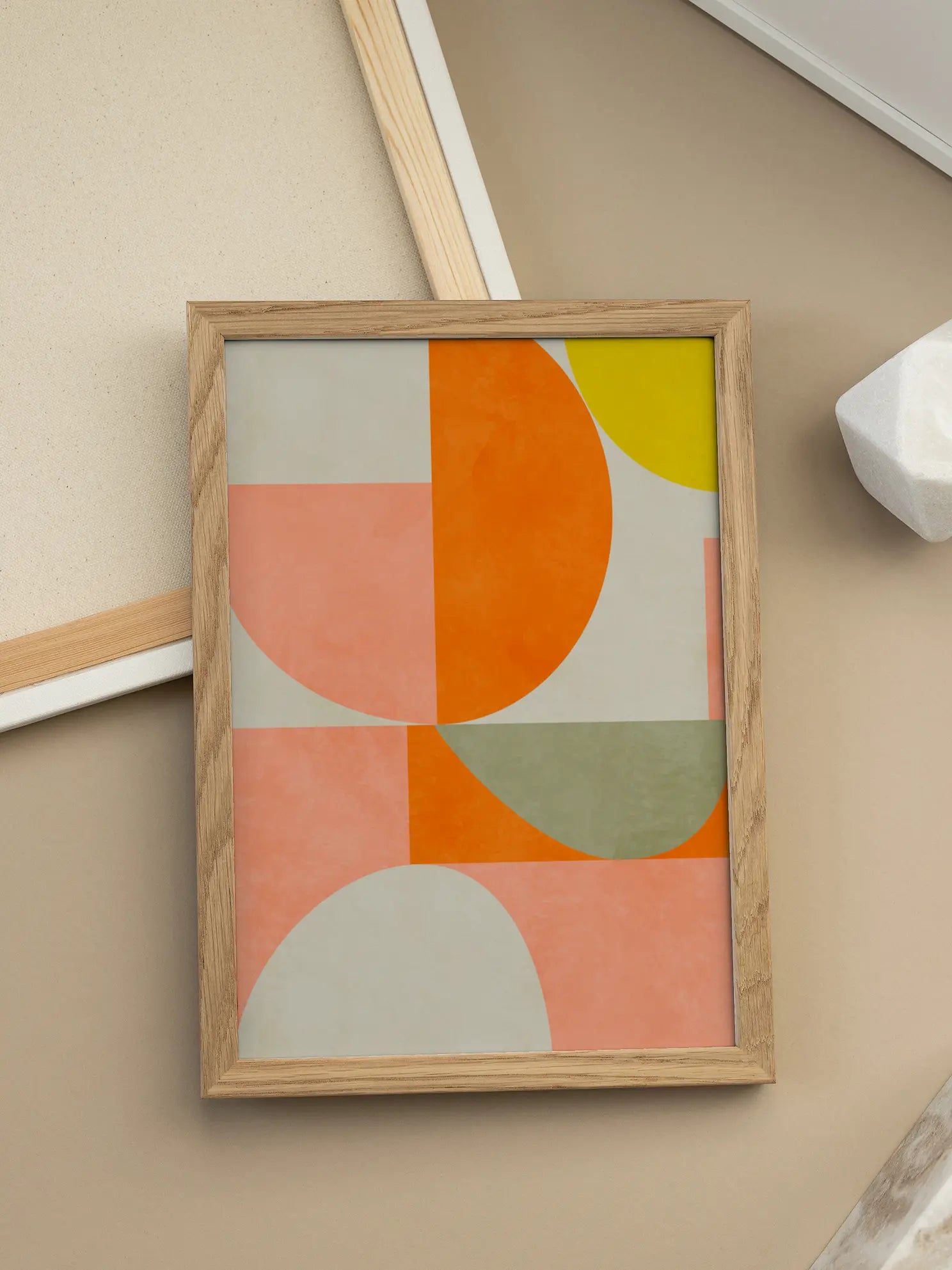 Colorful Geometrics No3 Poster