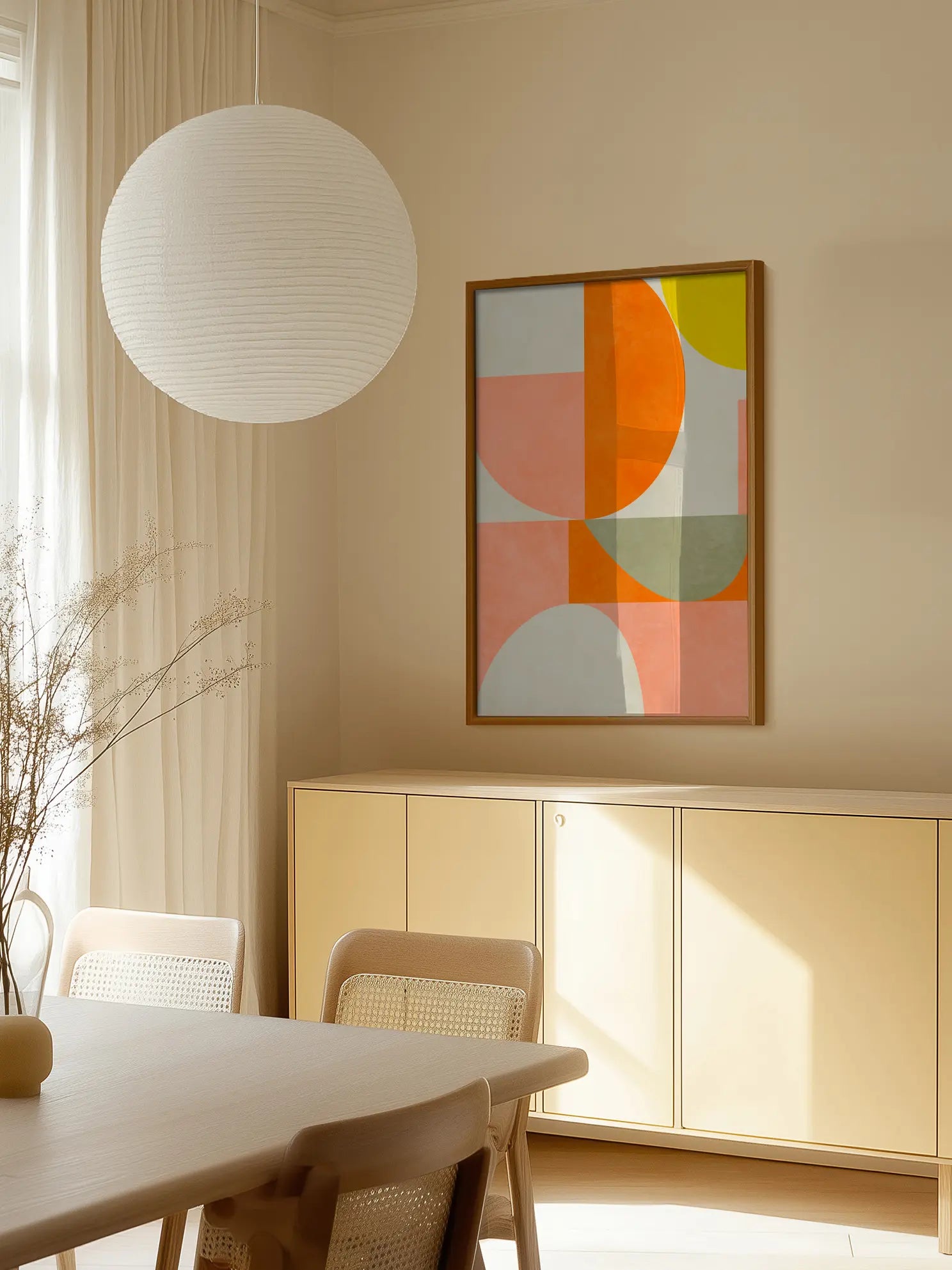 Colorful Geometrics No3 Poster