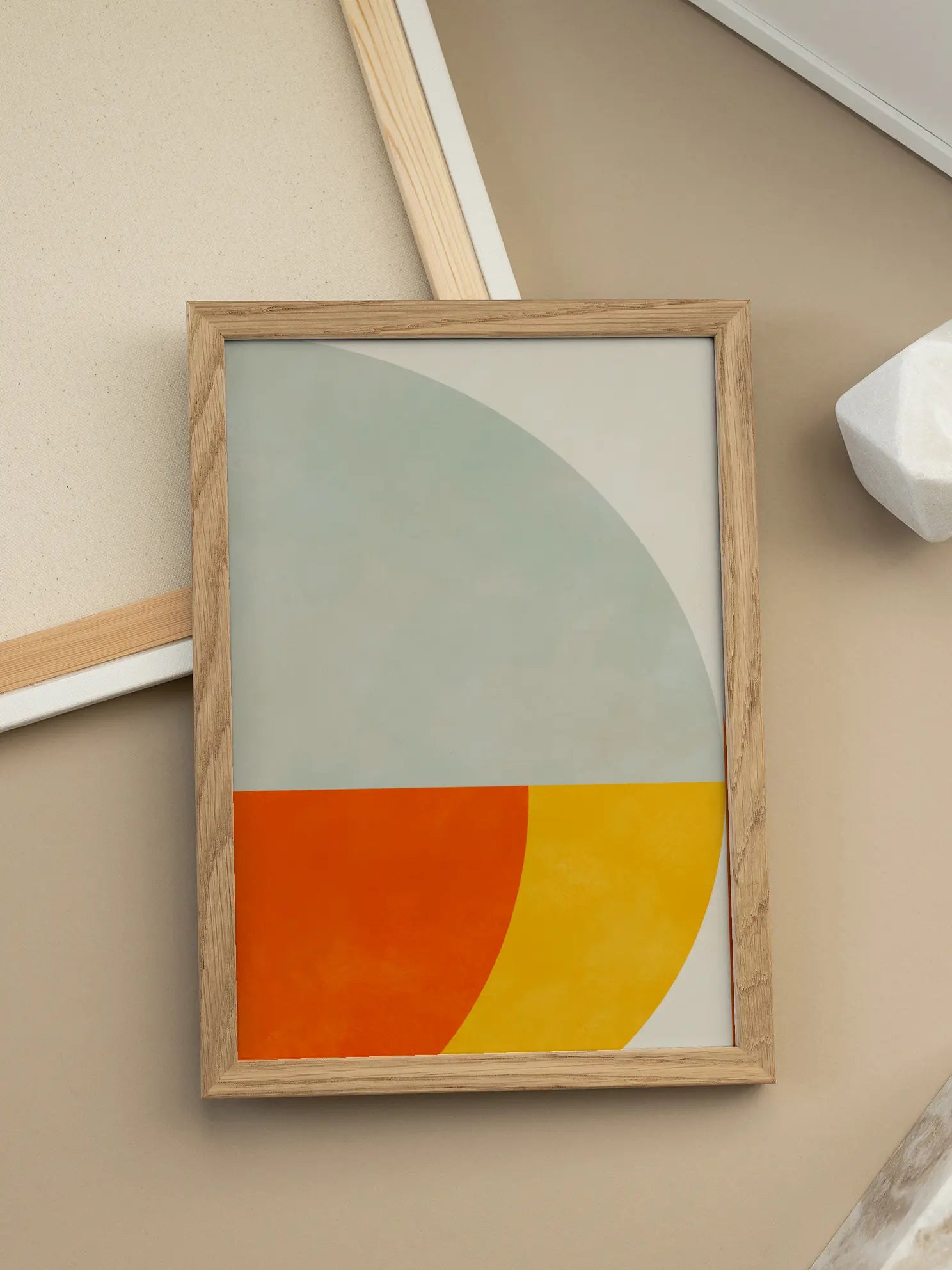 Colorful Geometrics No6 Poster
