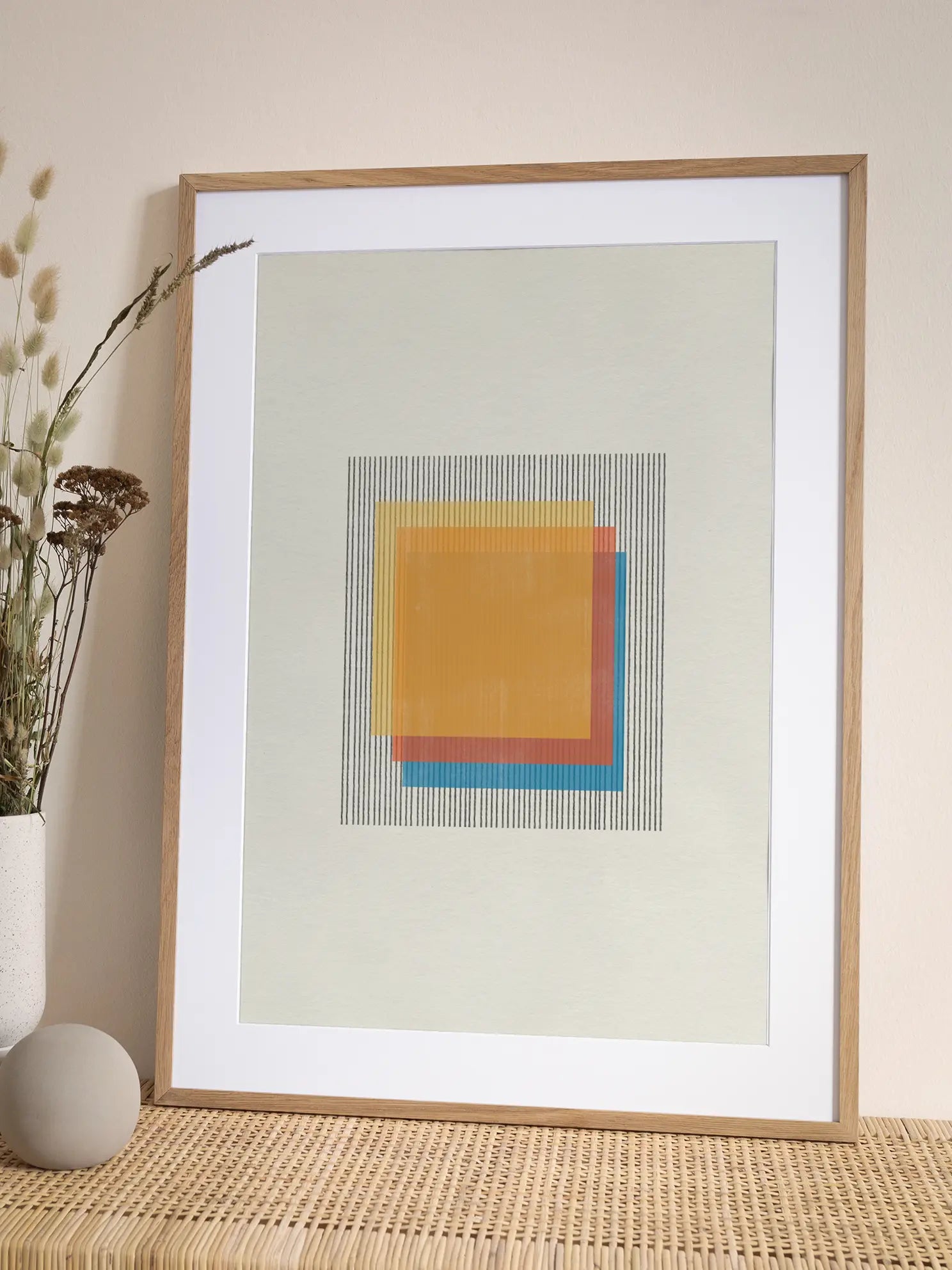 Colorful Geometry No2 Poster