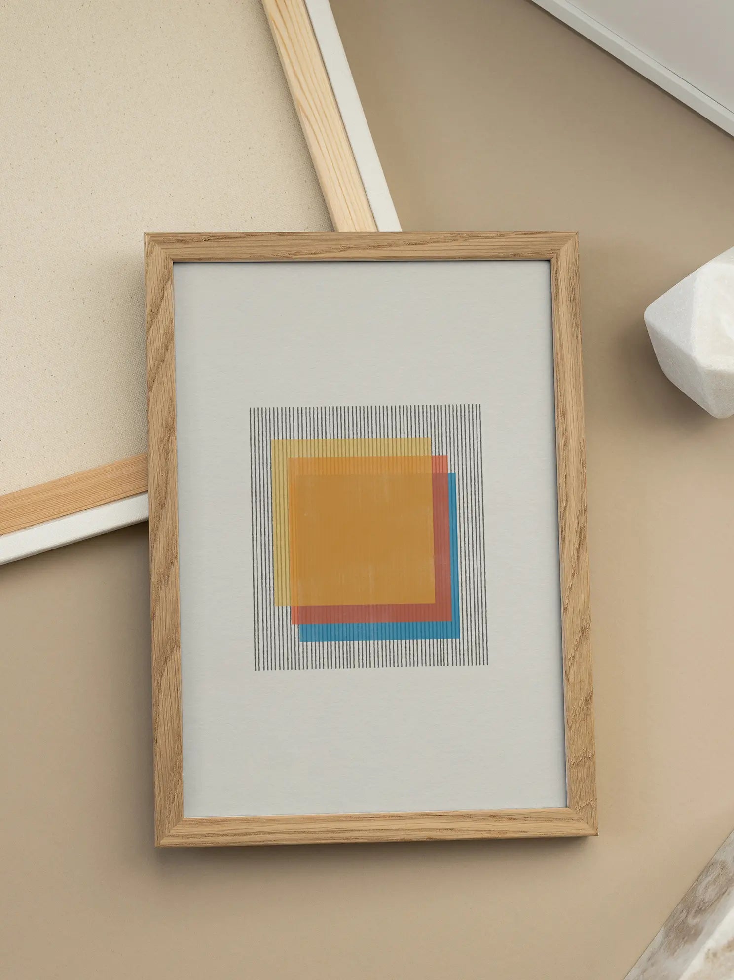 Colorful Geometry No2 Poster