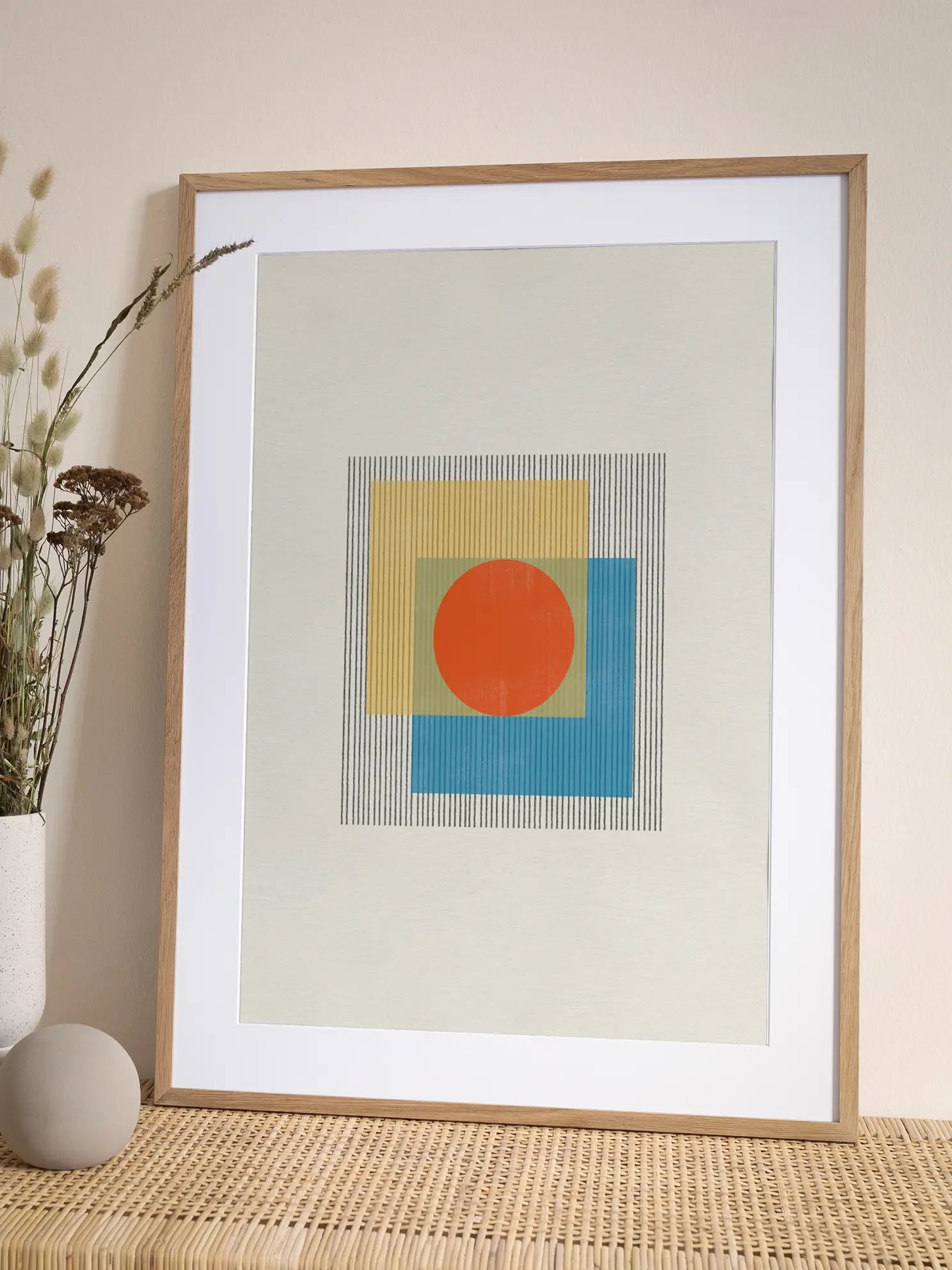 Colorful Geometry No3 Poster