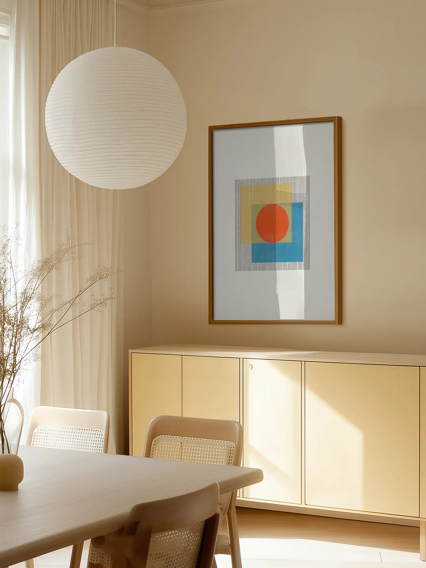 Colorful Geometry No3 Poster