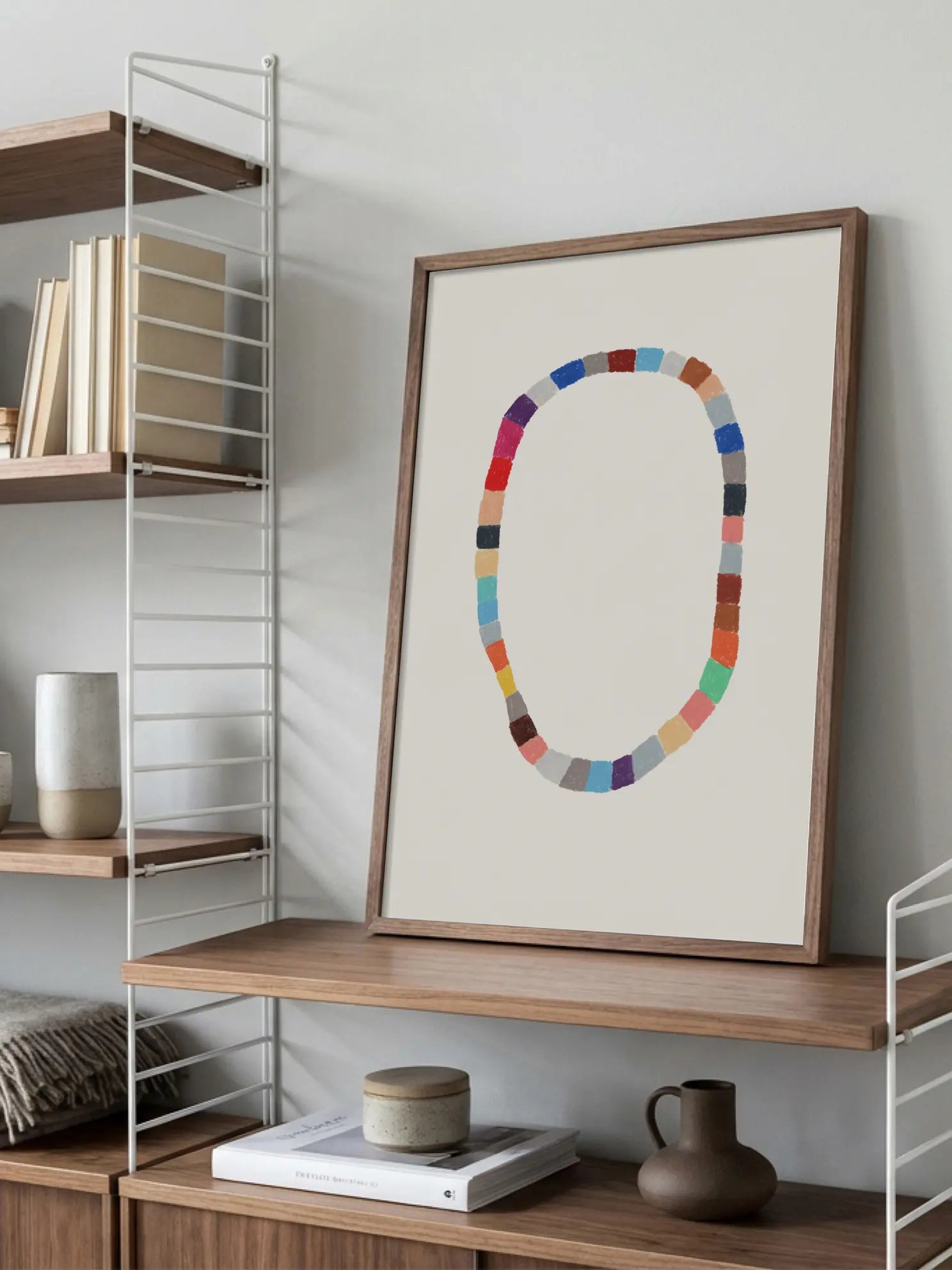 Colorful Necklace Poster