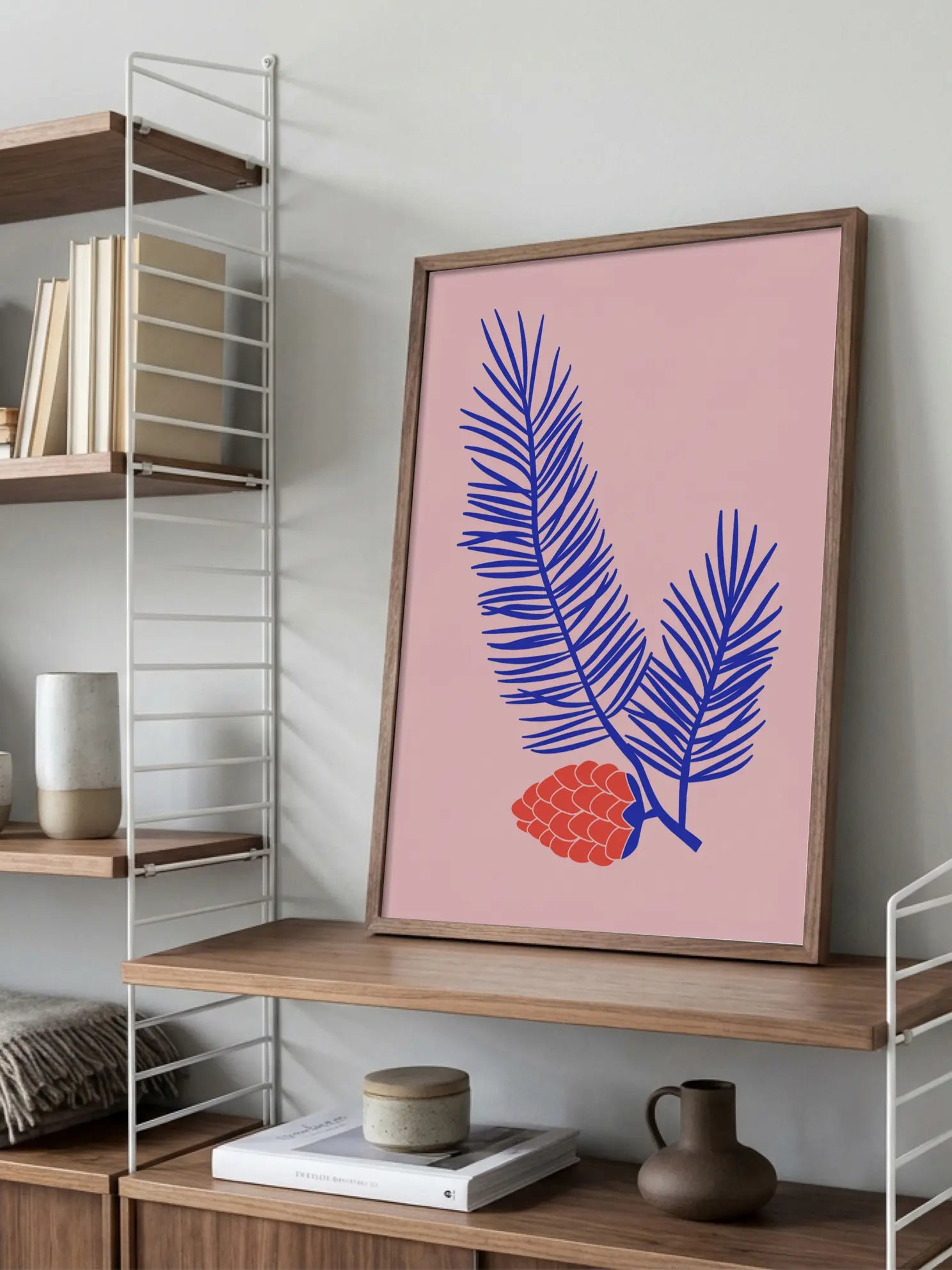 Colorful Pine Cone Poster