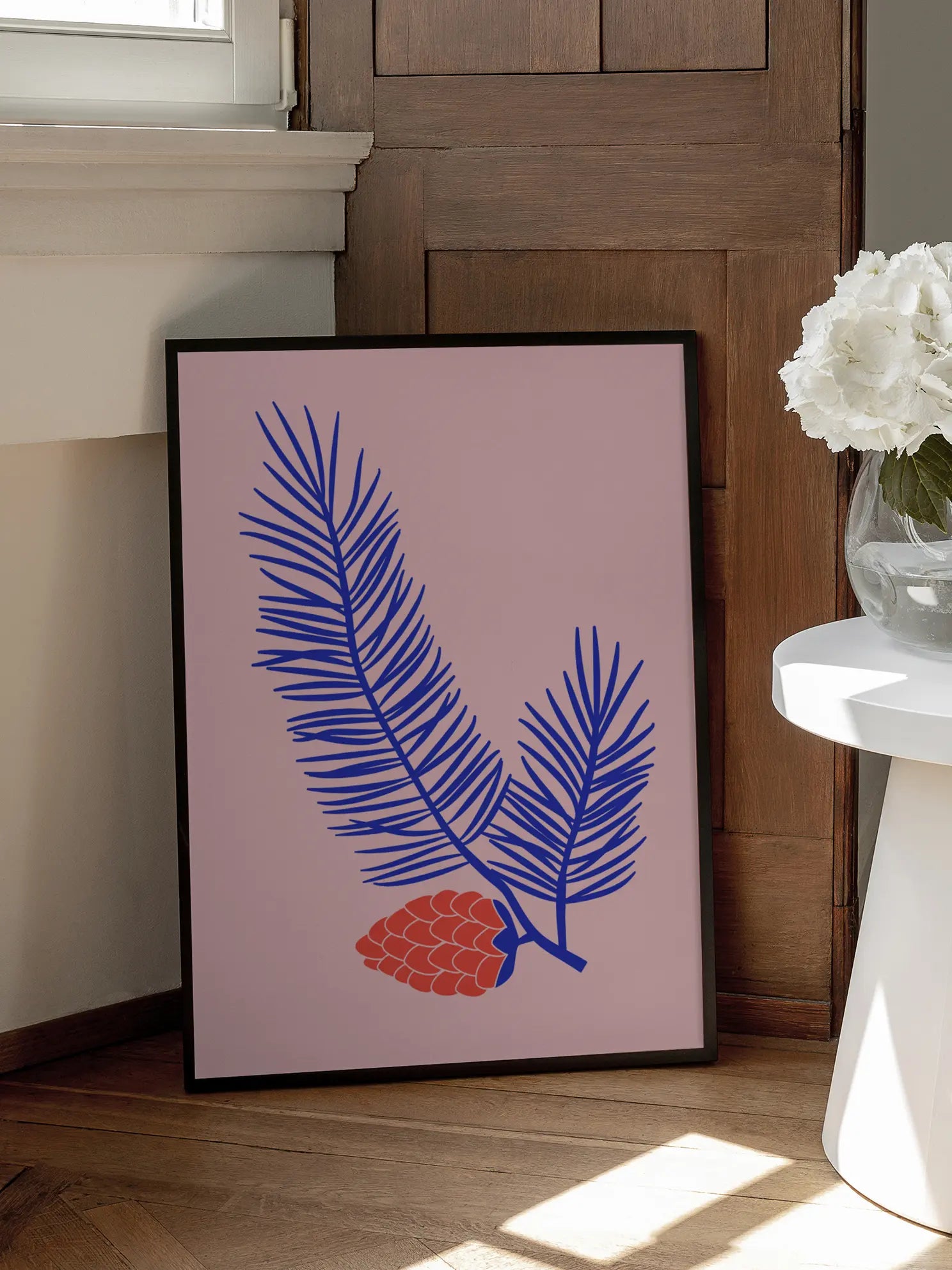 Colorful Pine Cone Poster