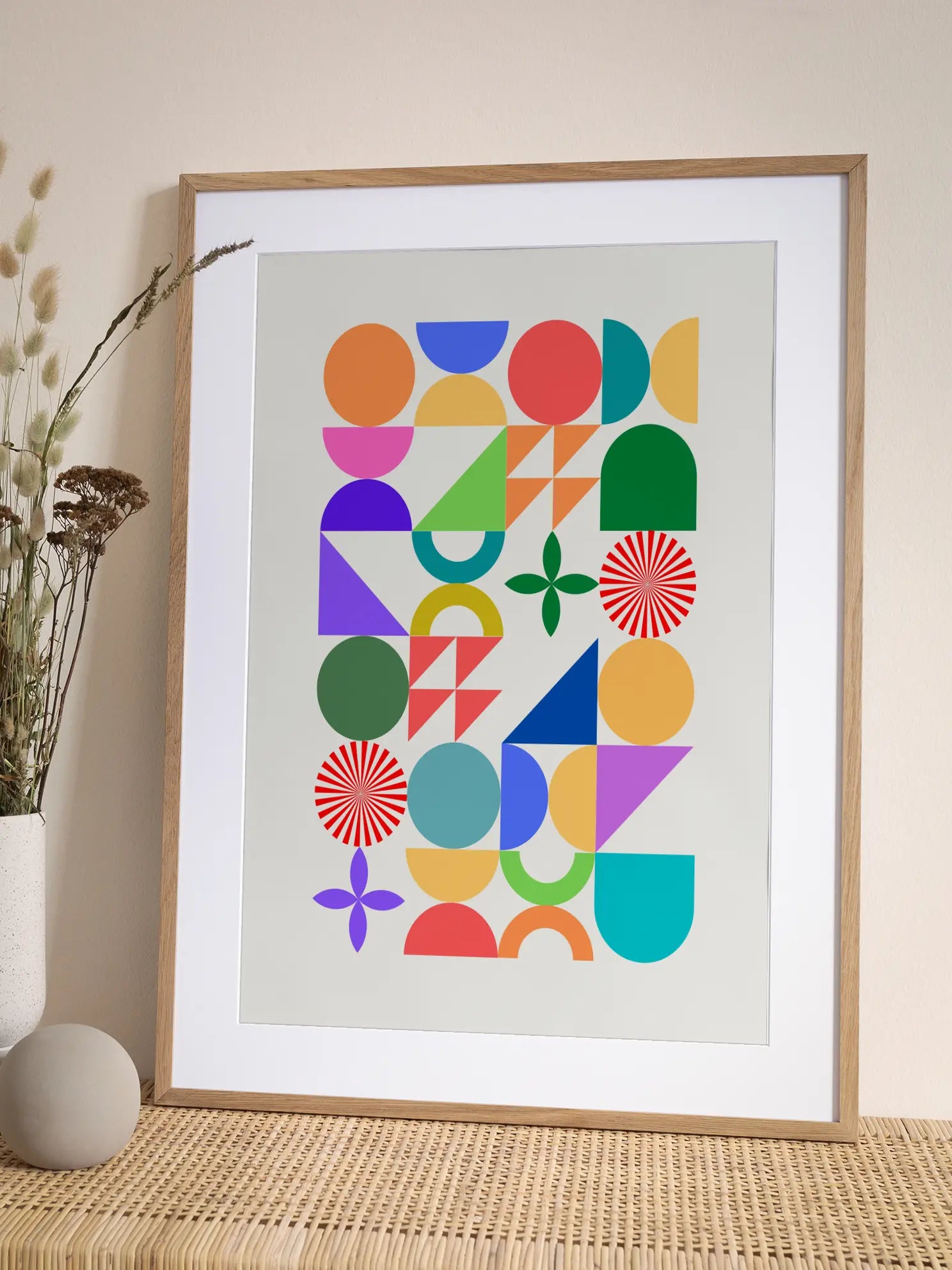 Colorful Shapes Poster