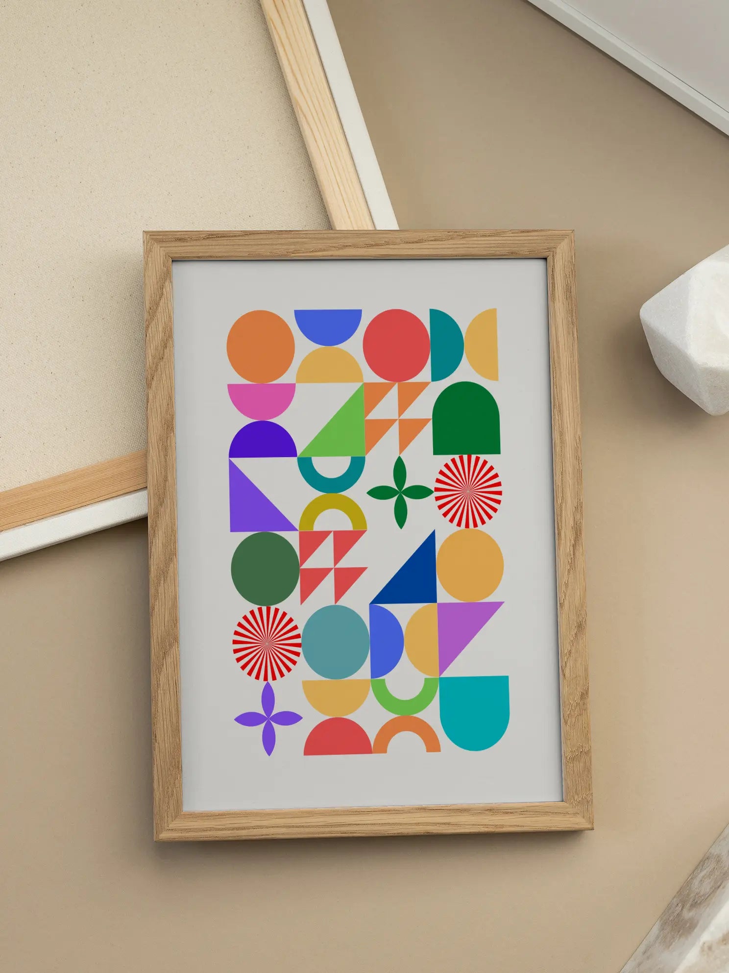 Colorful Shapes Poster