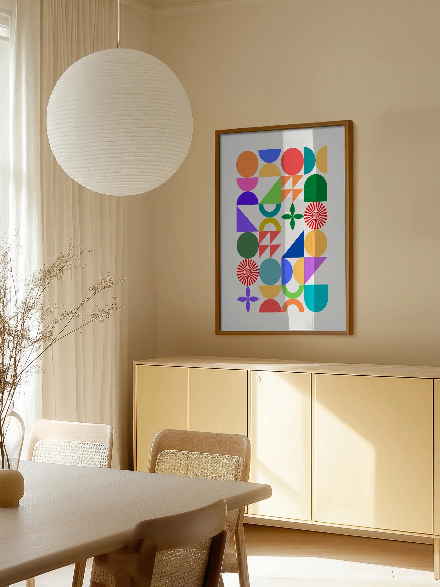 Colorful Shapes Poster