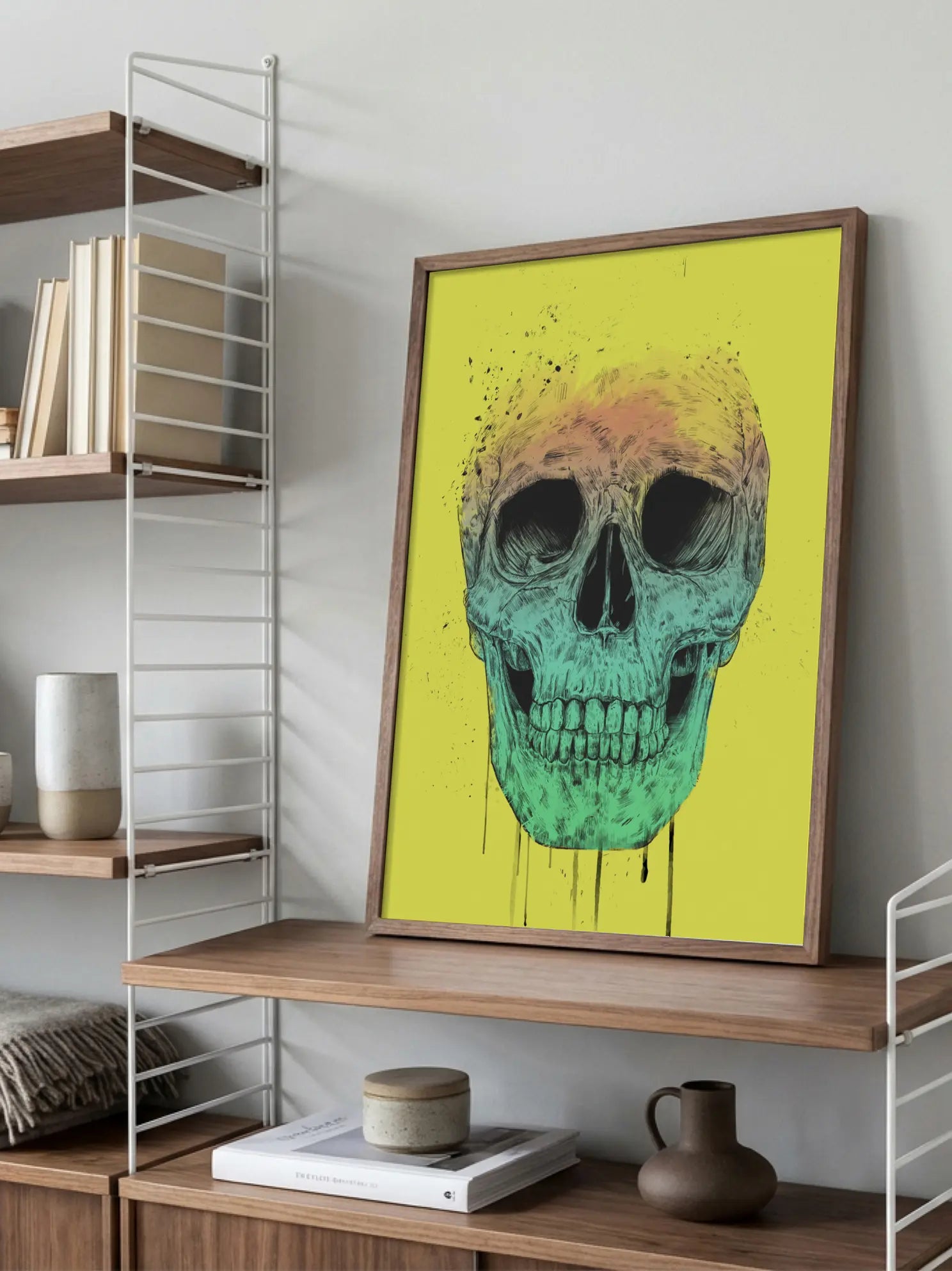 Colorful Skull Poster