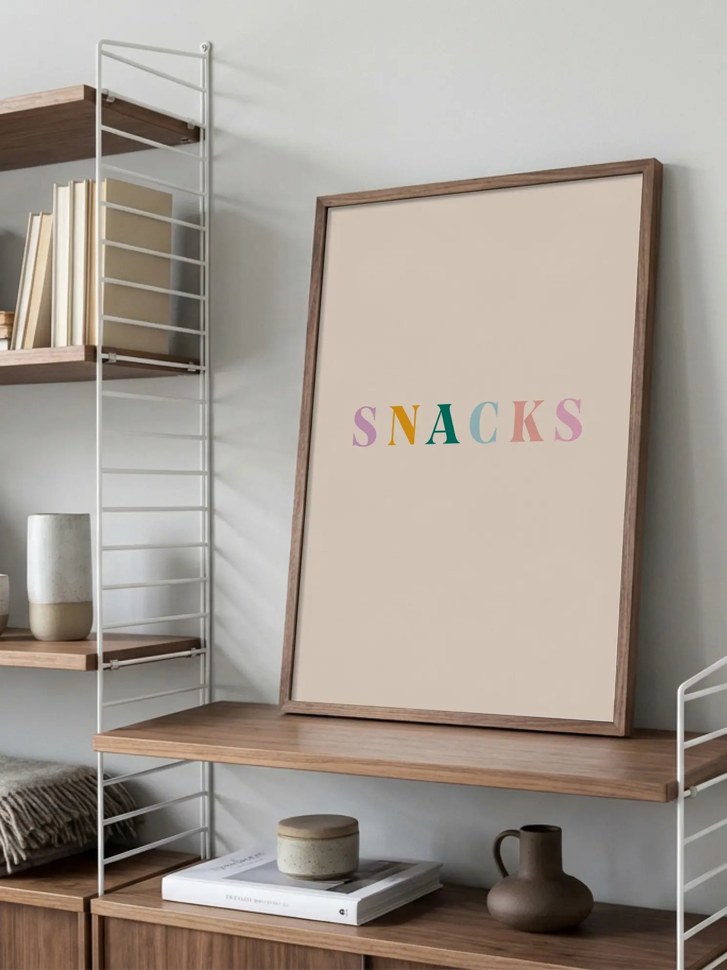 Colorful Snacks Poster