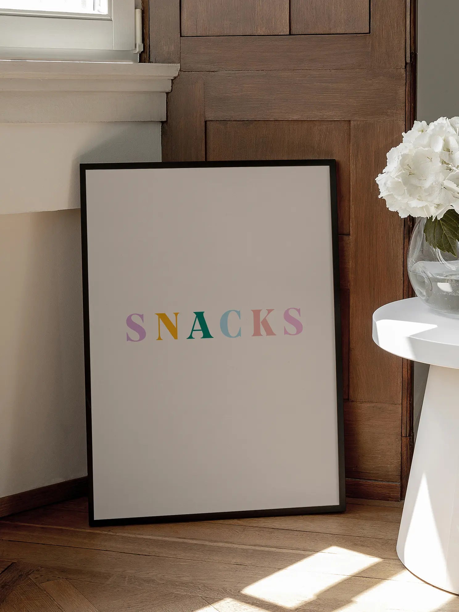 Colorful Snacks Poster