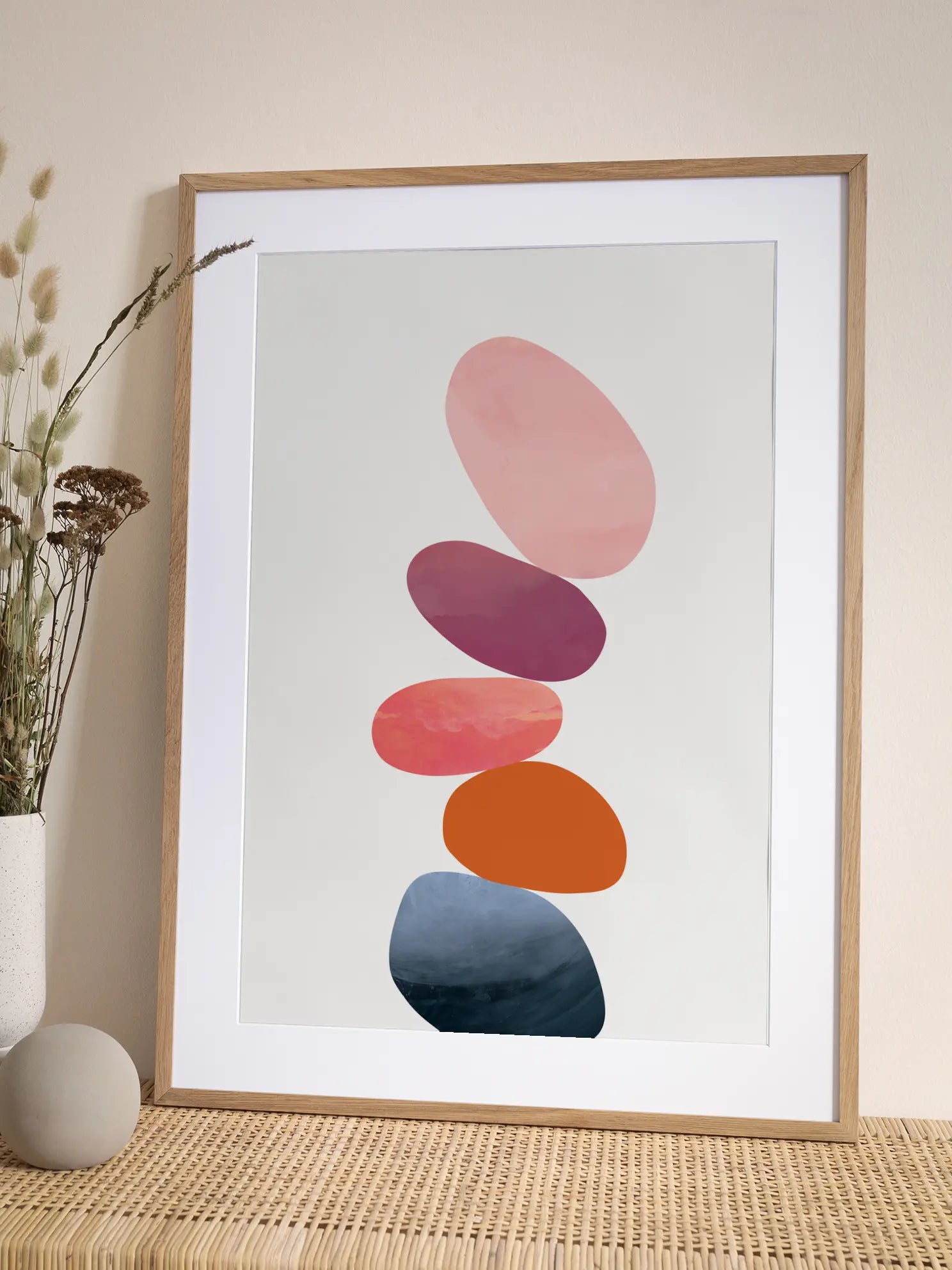 Colorful Stones Poster