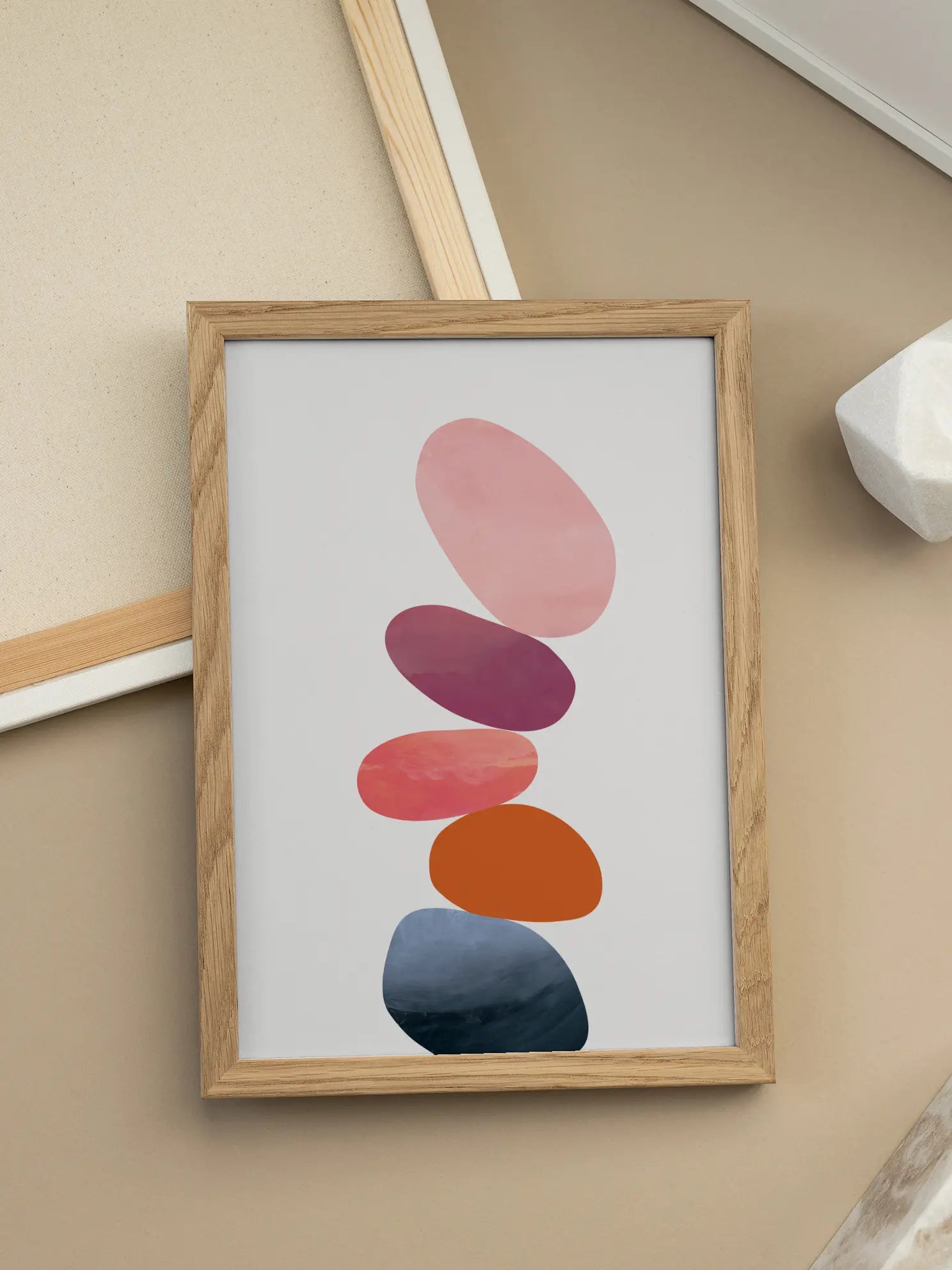 Colorful Stones Poster