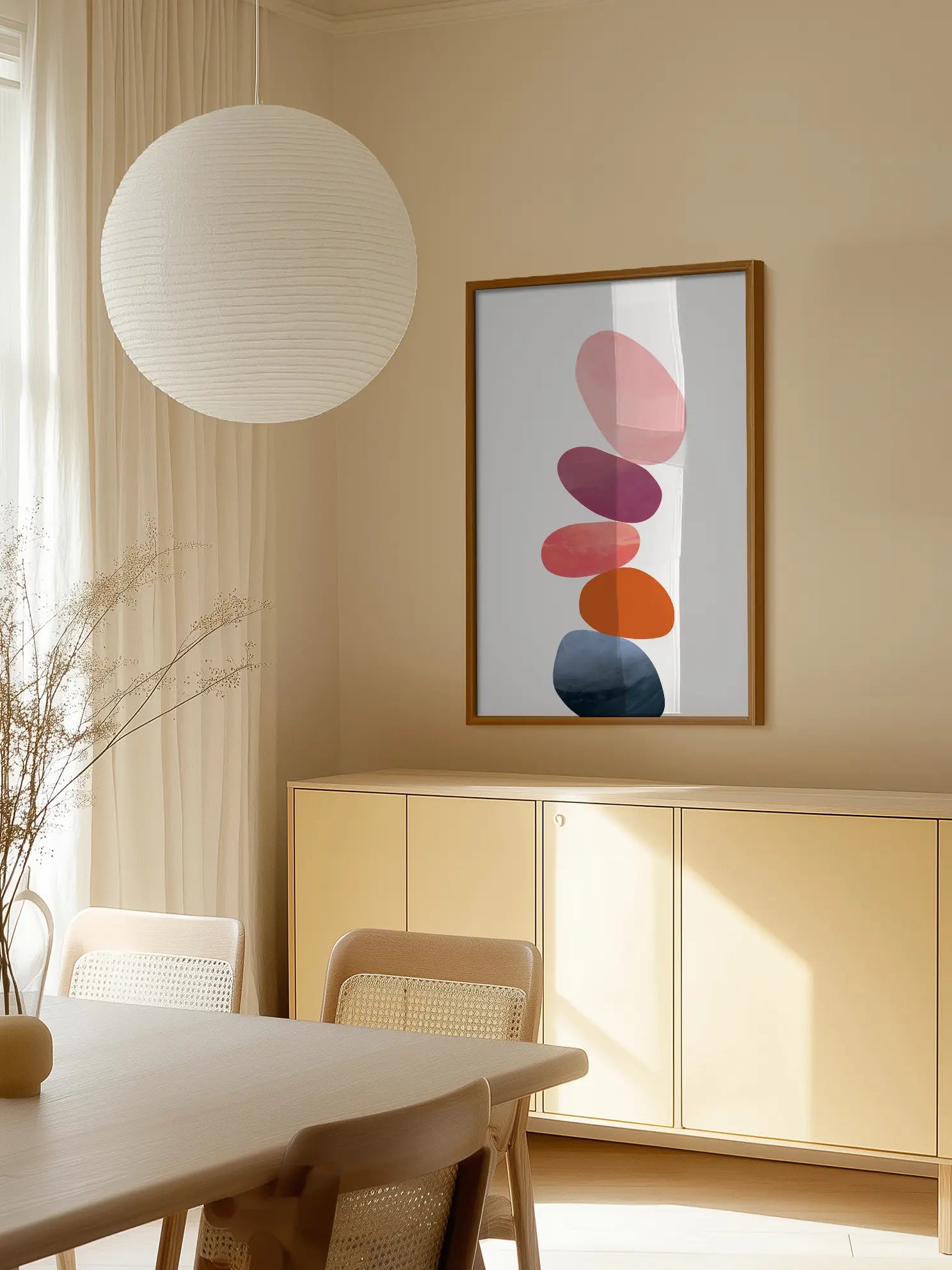 Colorful Stones Poster