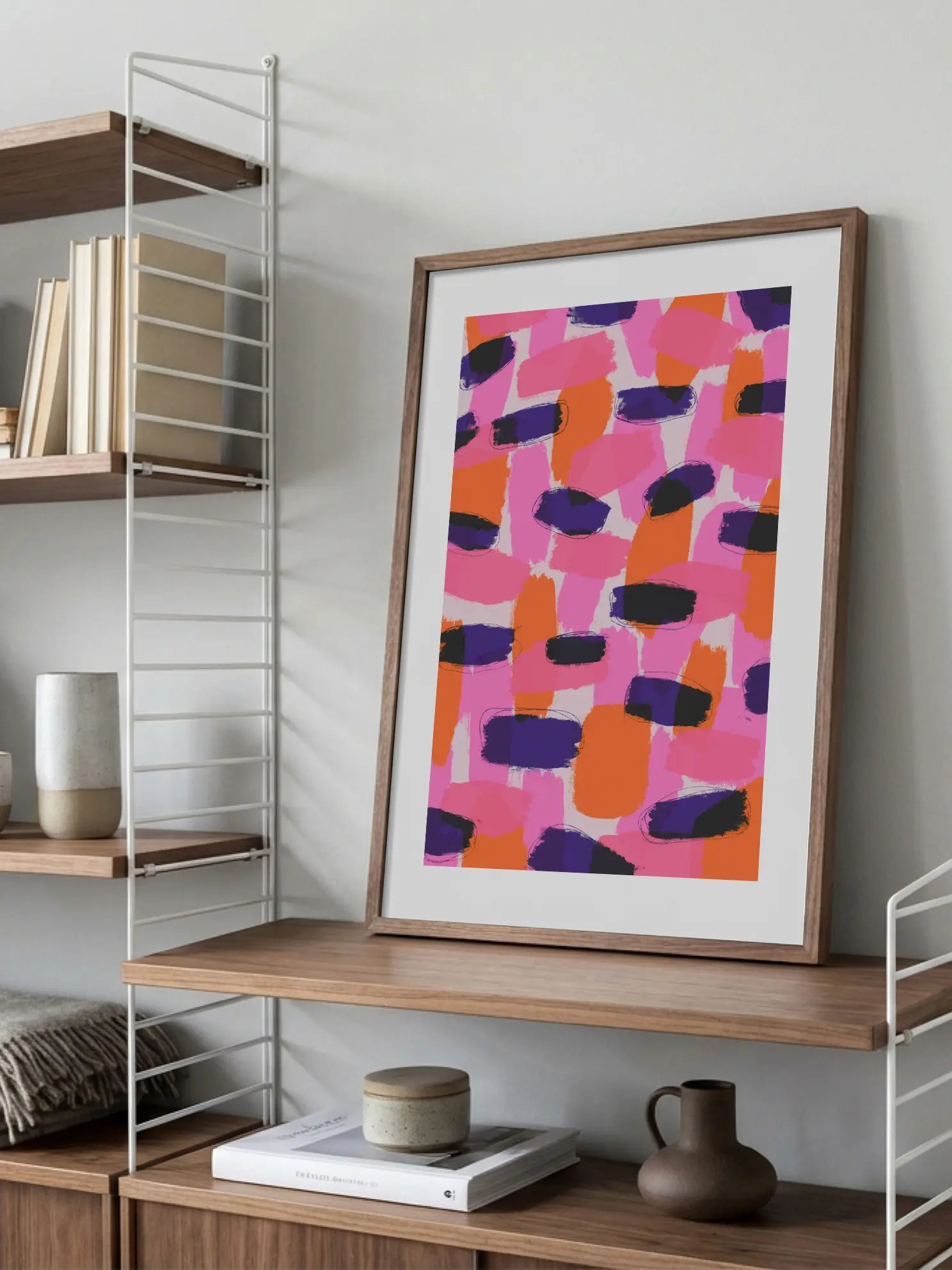 Colorful Strokes Poster