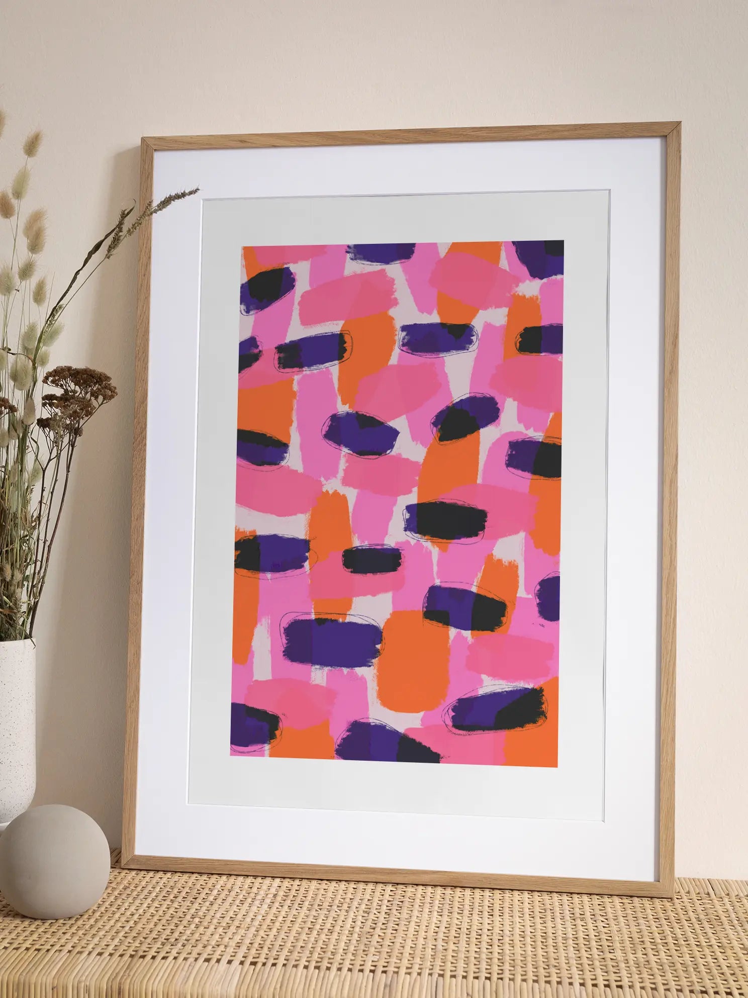 Colorful Strokes Poster
