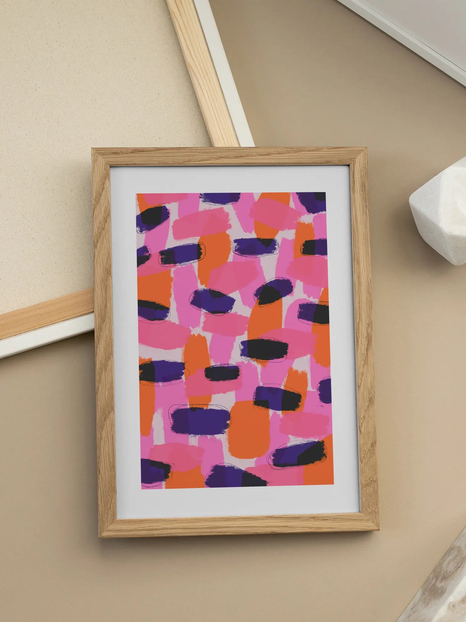 Colorful Strokes Poster
