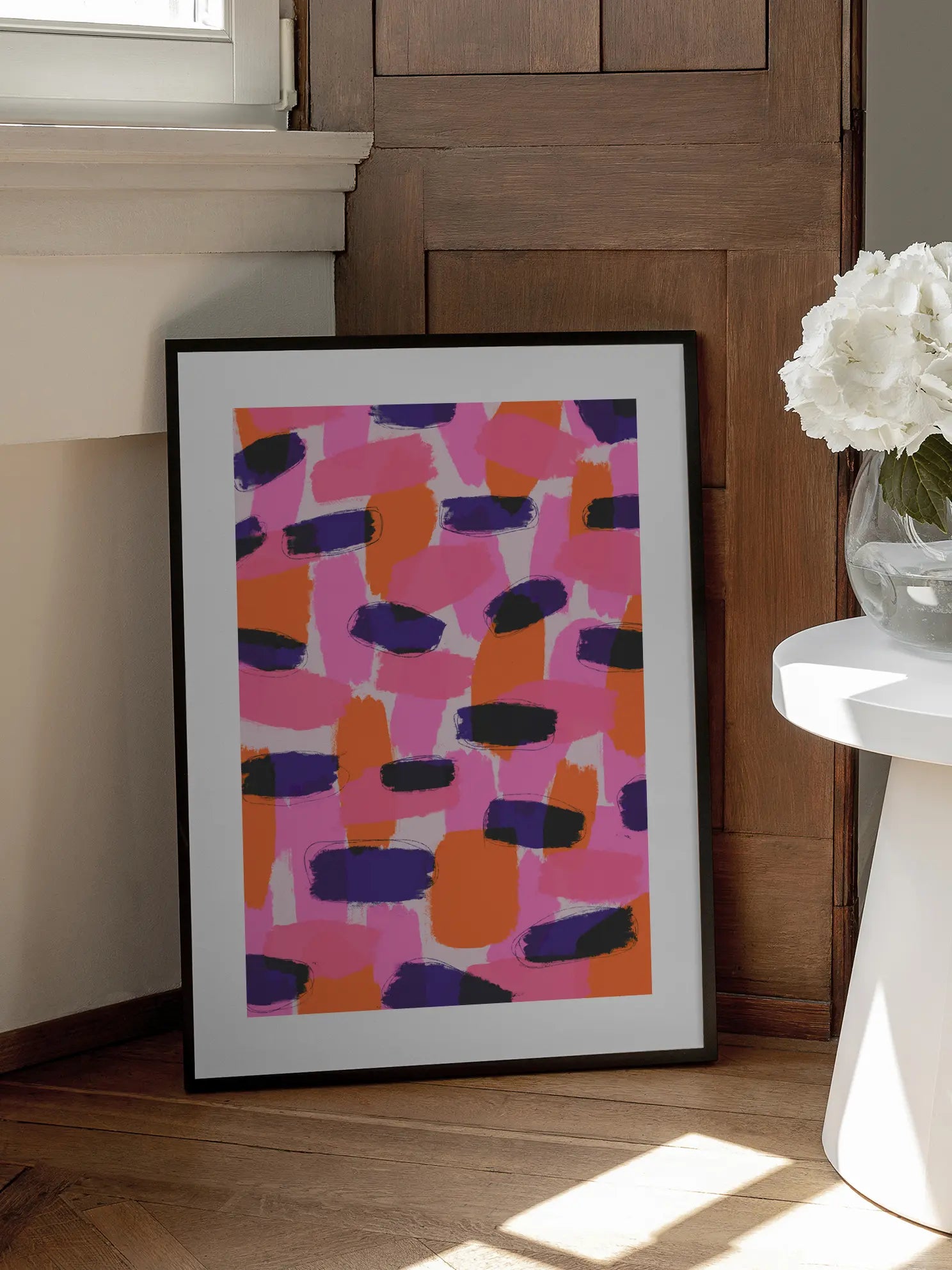 Colorful Strokes Poster