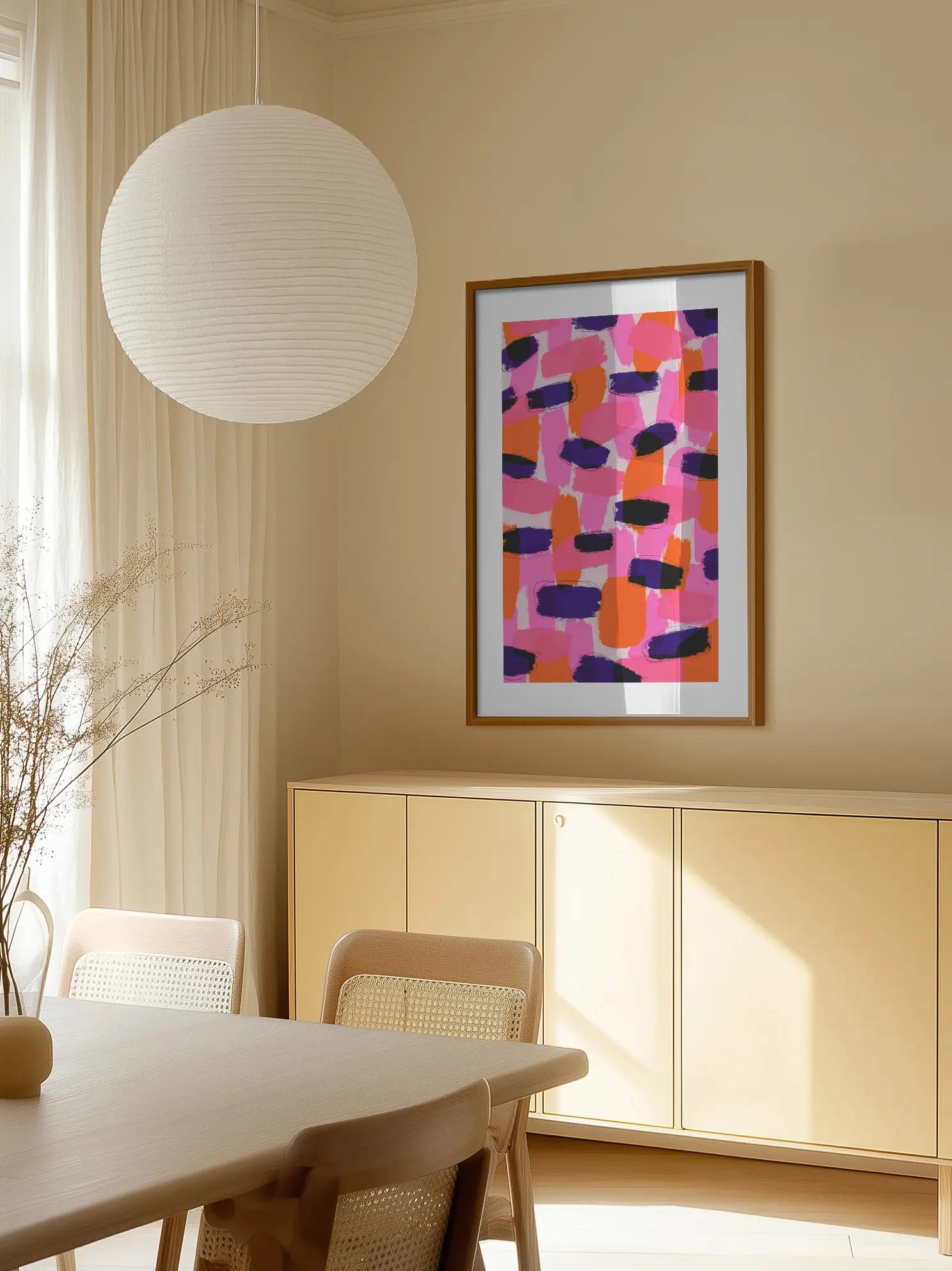 Colorful Strokes Poster