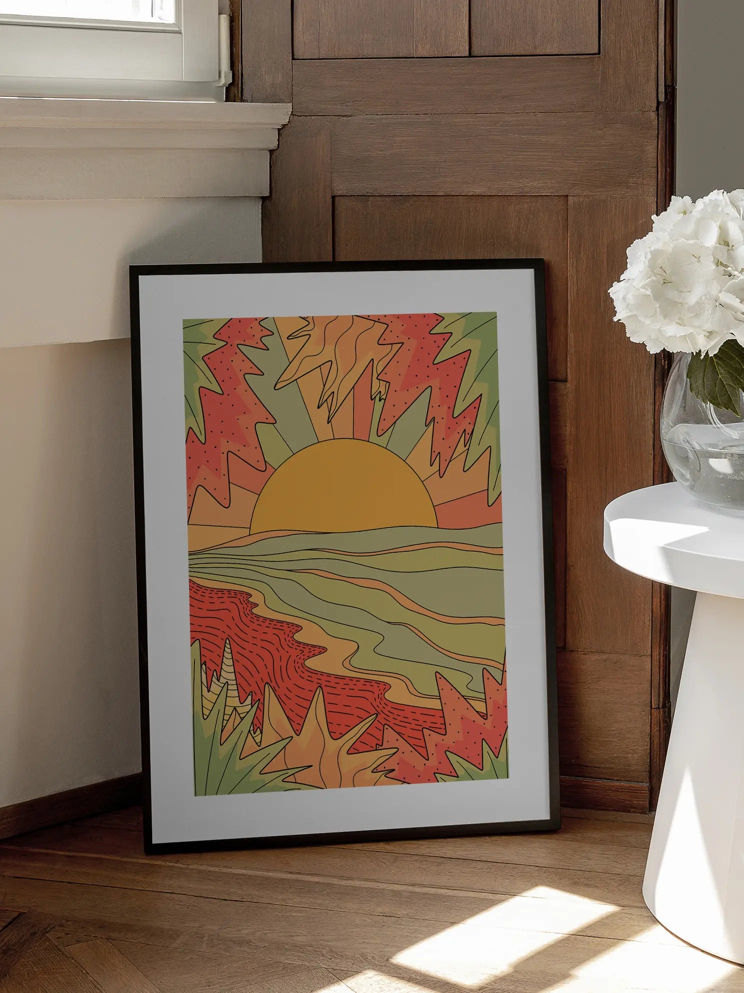 Colorful Sunset Poster