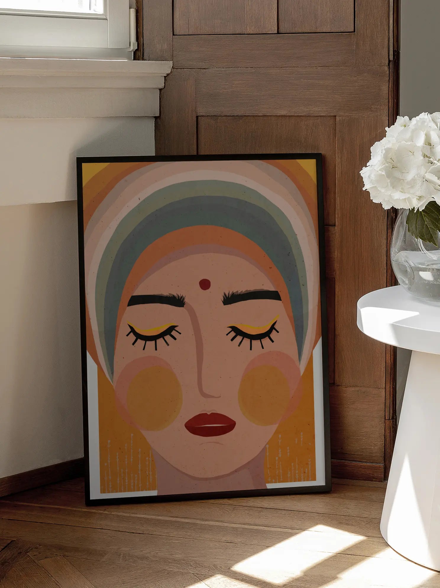 Colorful Turban Poster