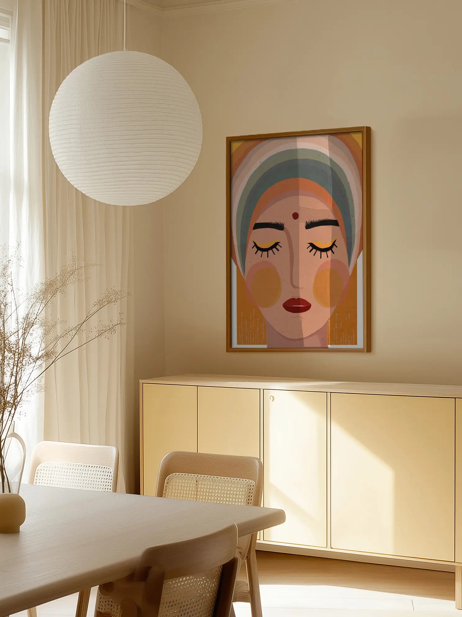 Colorful Turban Poster