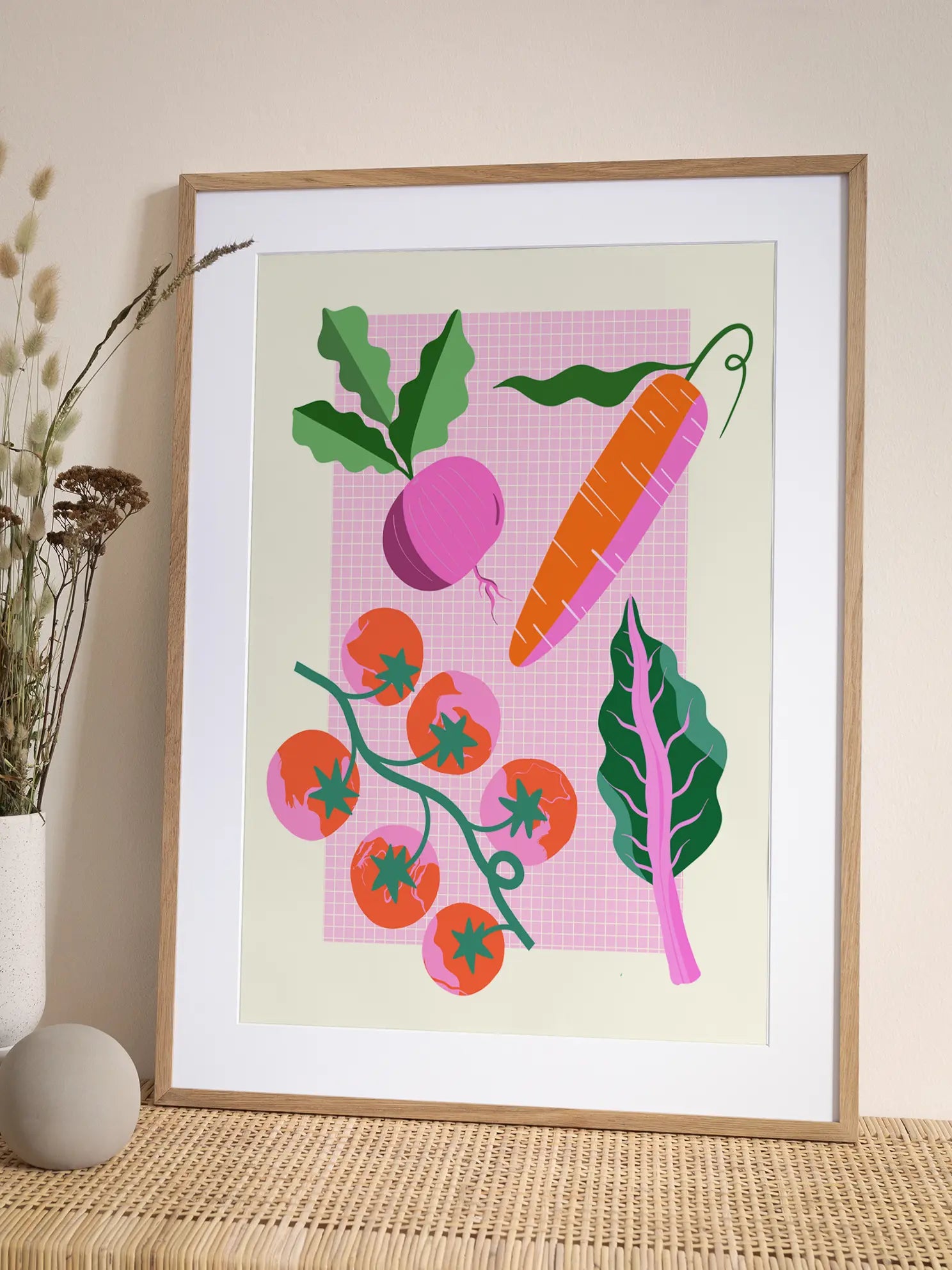 Colorful Veggies Poster