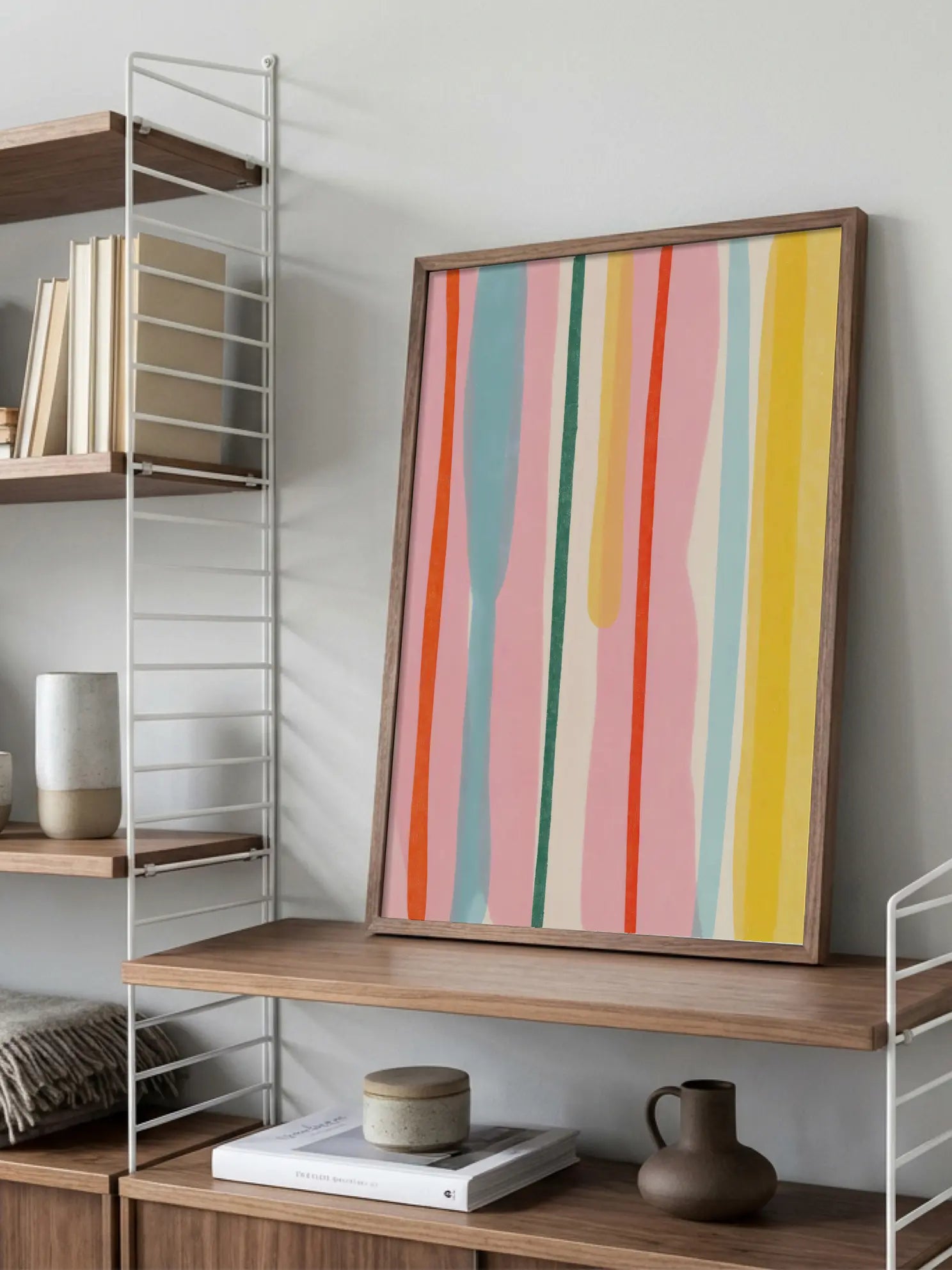 Colorful Vertical Lines Poster