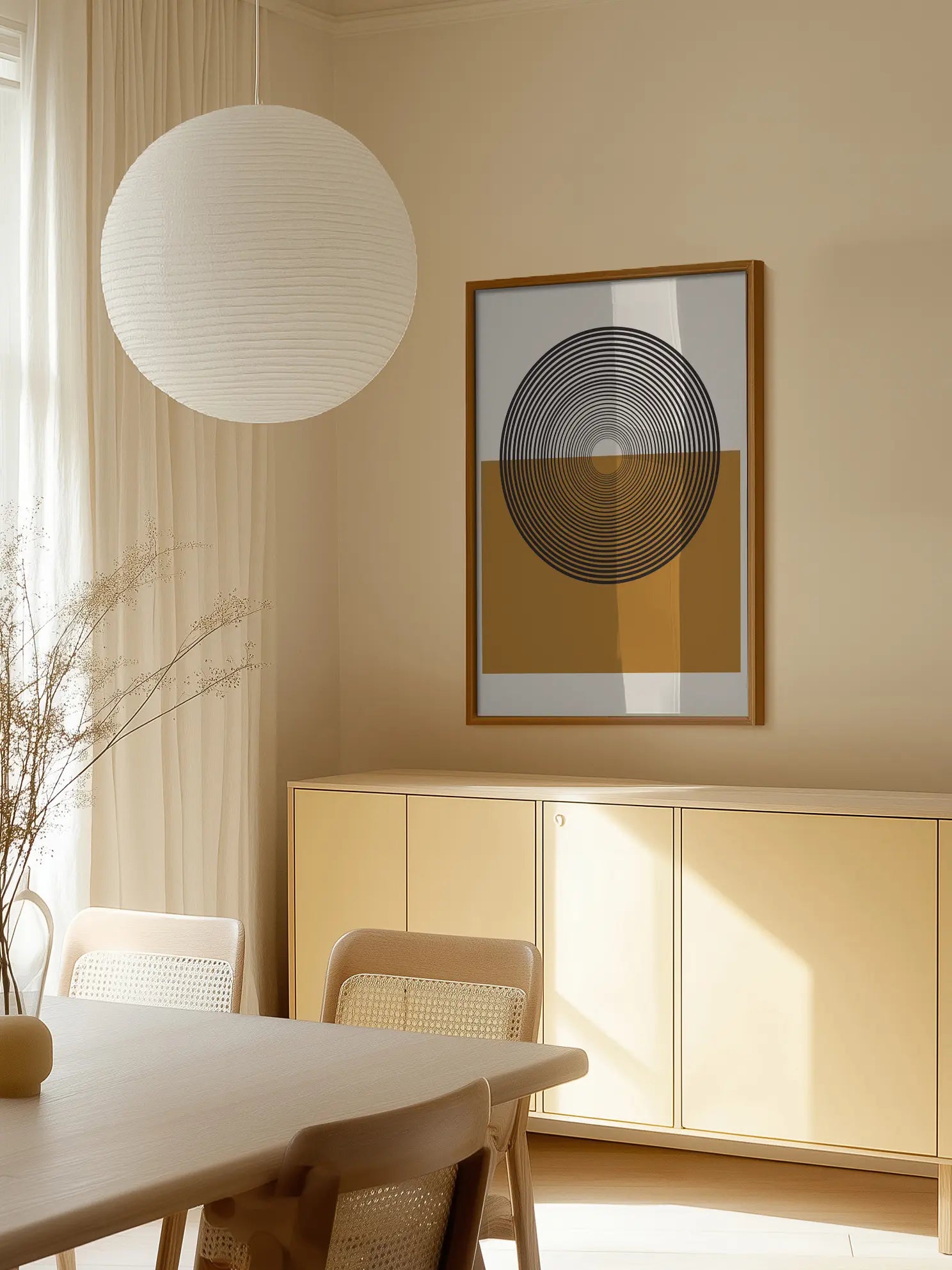 Concentric Reflections Poster