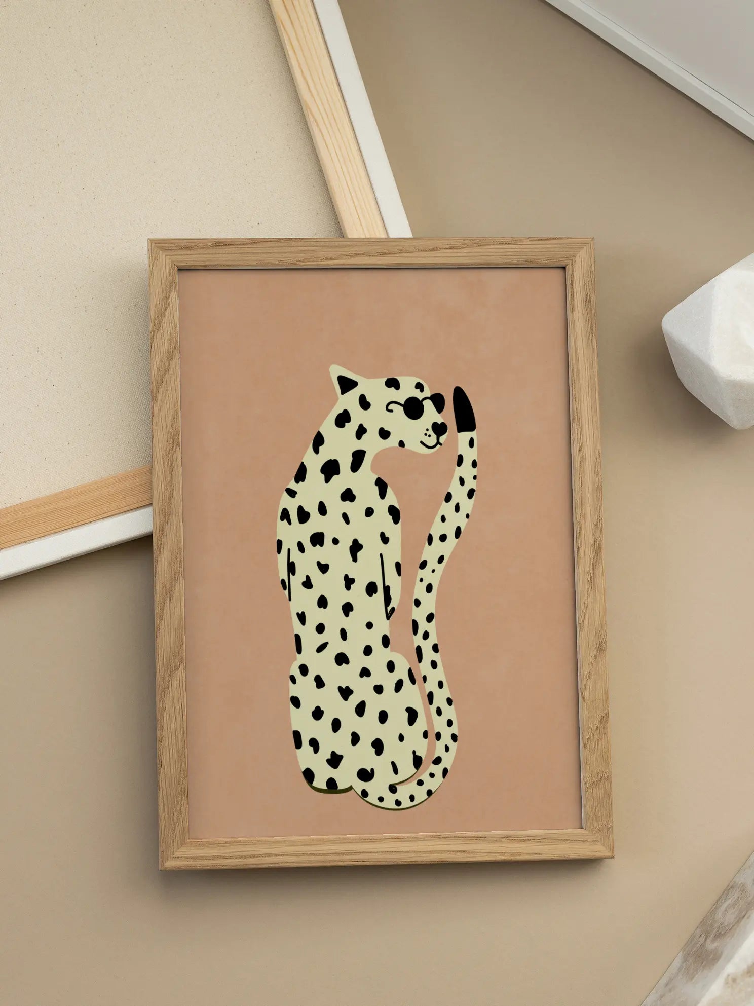 Cool Leopard Poster