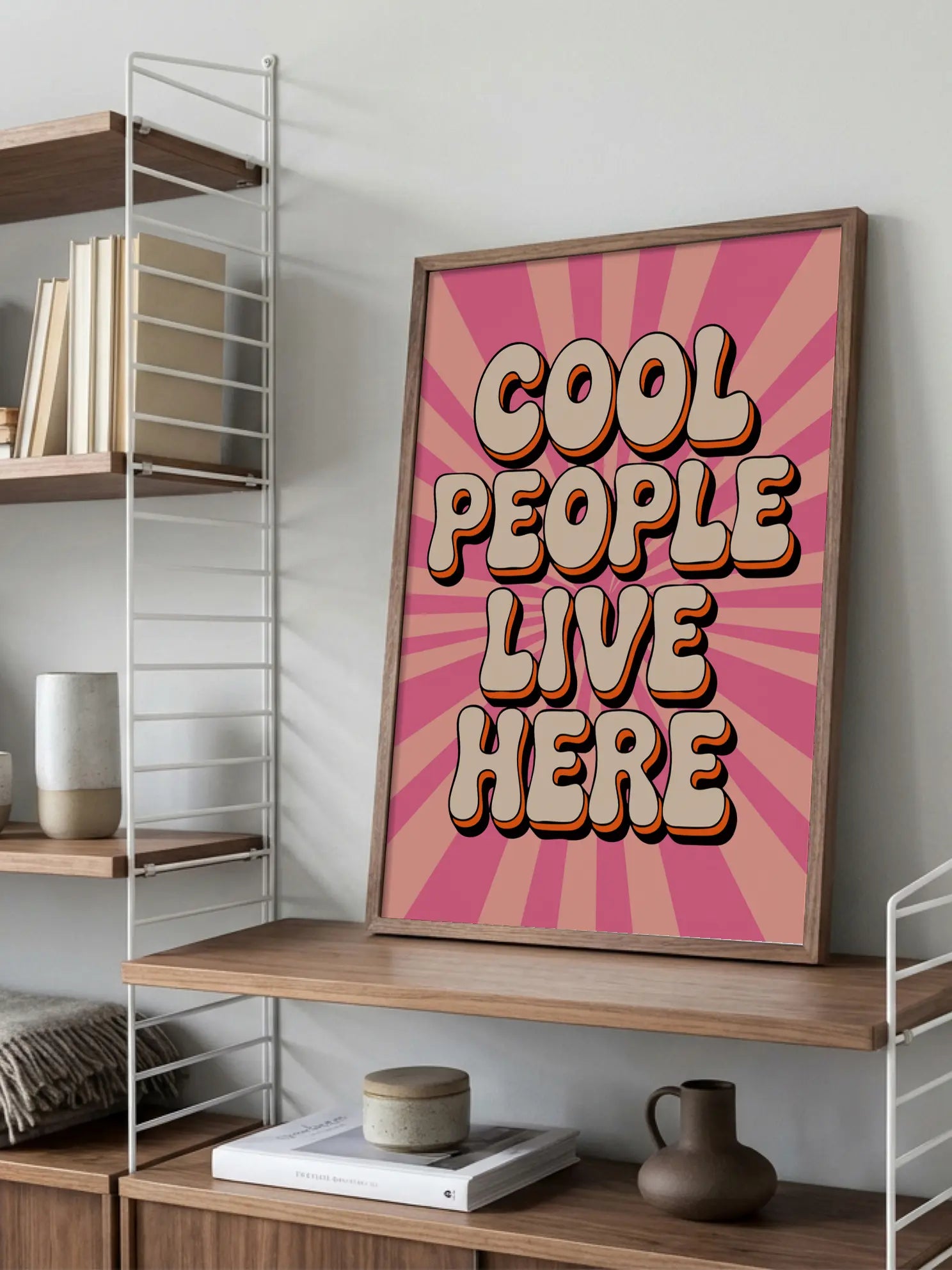 Cool People Live Here Poster